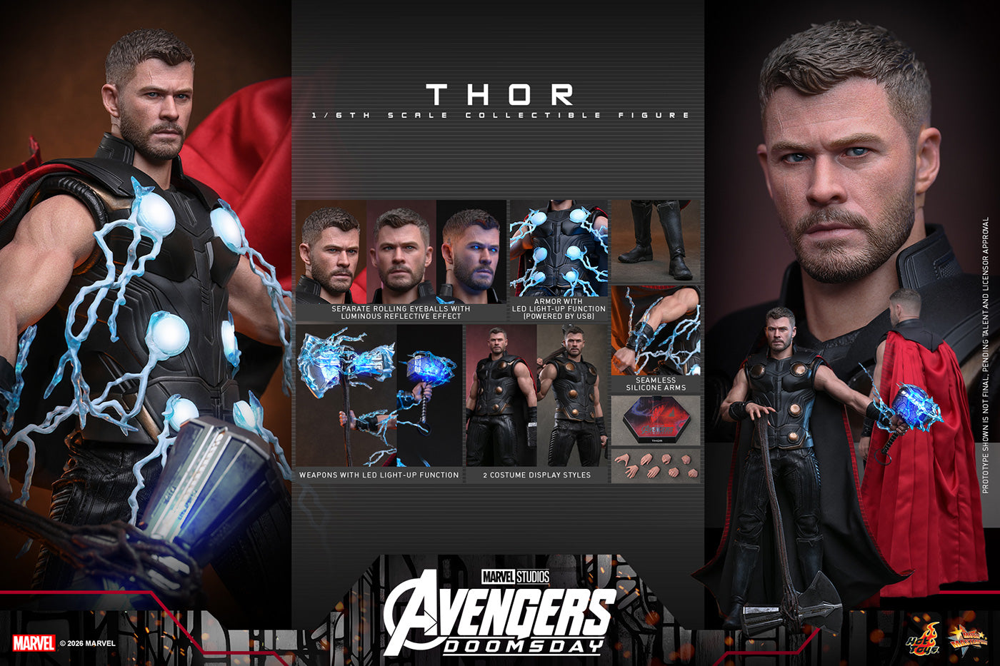 SPECIAL ORDER Hot Toys - Movie Masterpiece - Avengers: Doomsday - Thor 1/6 [JP]