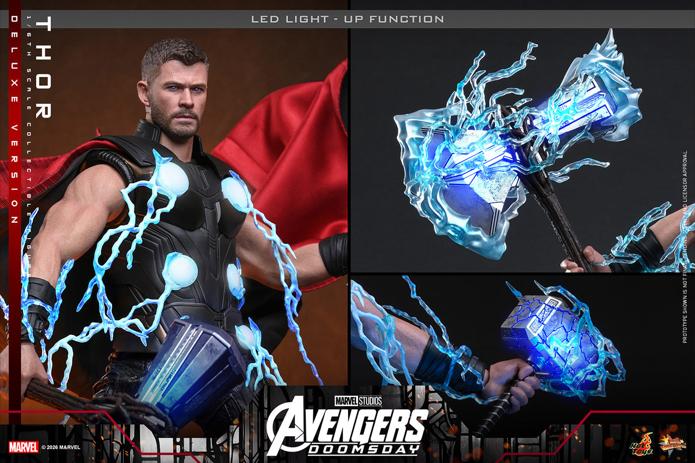 SPECIAL ORDER Hot Toys - Movie Masterpiece - Avengers: Doomsday - Thor: Deluxe Edition 1/6 [JP]