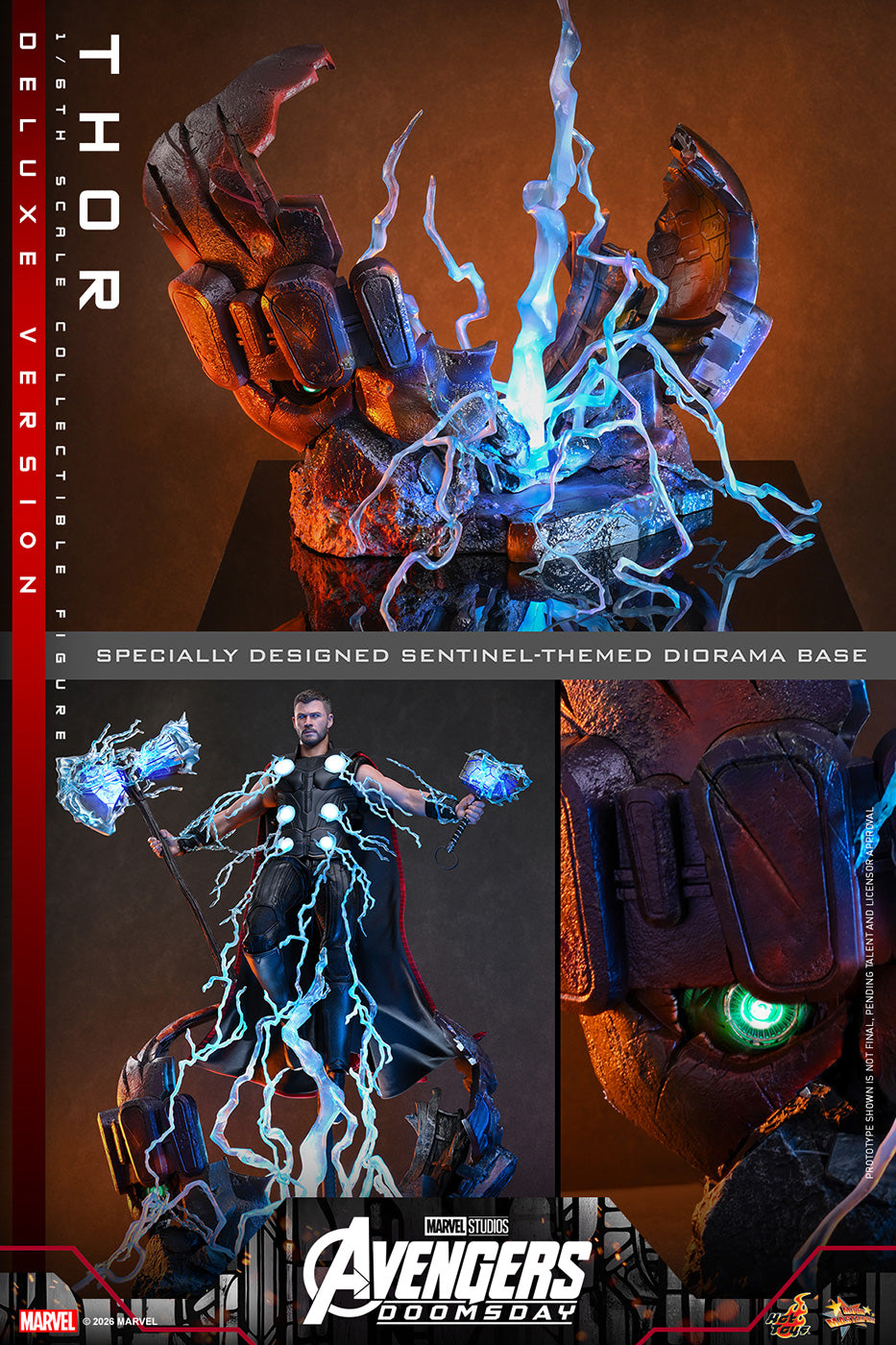 SPECIAL ORDER Hot Toys - Movie Masterpiece - Avengers: Doomsday - Thor: Deluxe Edition 1/6 [JP]