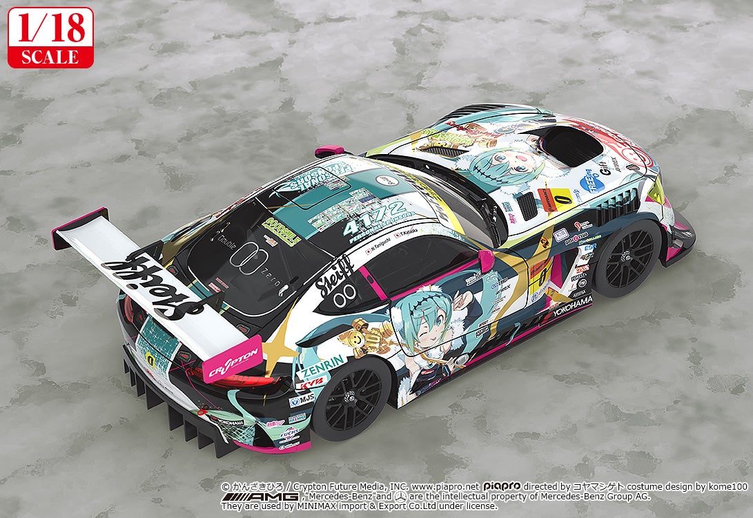 SPECIAL ORDER GOODSMILE RACING - Hatsune Miku GT Project - Good Smile Hatsune Miku: AMG 2018 Final Race Ver. 1/18 [June 2026] [JP]