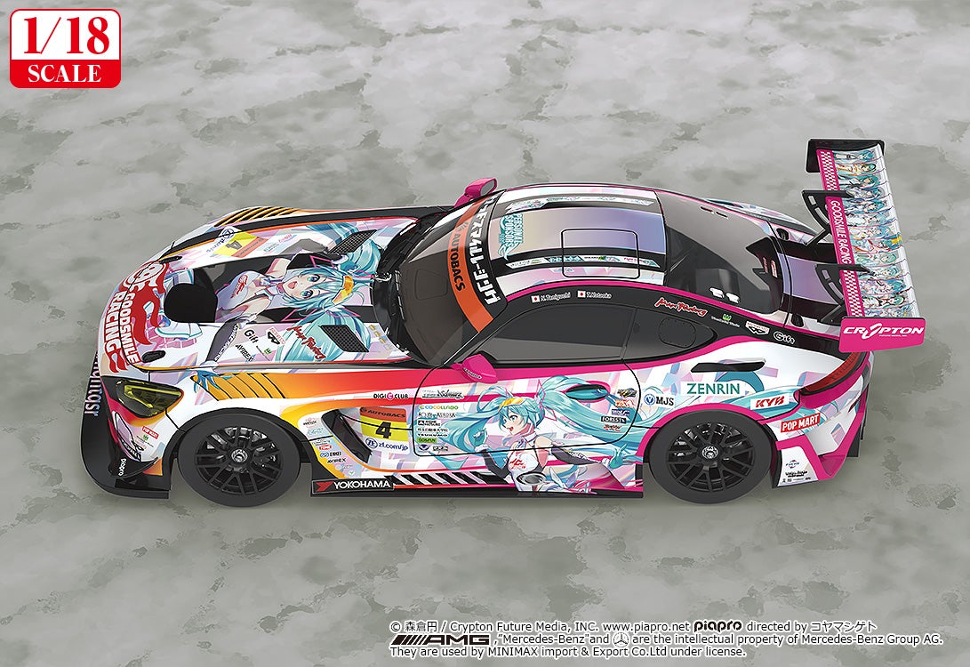 SPECIAL ORDER GOODSMILE RACING - Hatsune Miku GT Project - Good Smile Hatsune Miku: AMG 2021 SUPER GT 100th Race Commemorative Ver. 1/18 [May 2027] [JP]