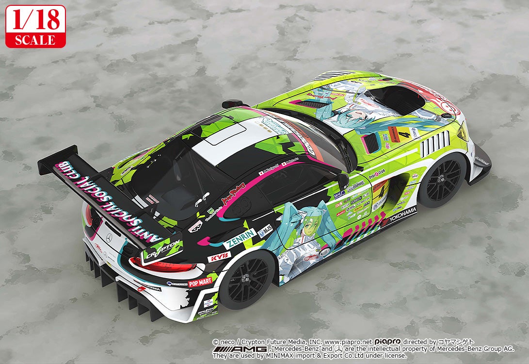 SPECIAL ORDER GOODSMILE RACING - Hatsune Miku GT Project - Good Smile Hatsune Miku: AMG 2022 Season Opening Ver. 1/18 [April 2027] [JP]