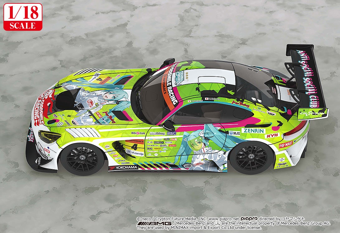 SPECIAL ORDER GOODSMILE RACING - Hatsune Miku GT Project - Good Smile Hatsune Miku: AMG 2022 Season Opening Ver. 1/18 [April 2027] [JP]