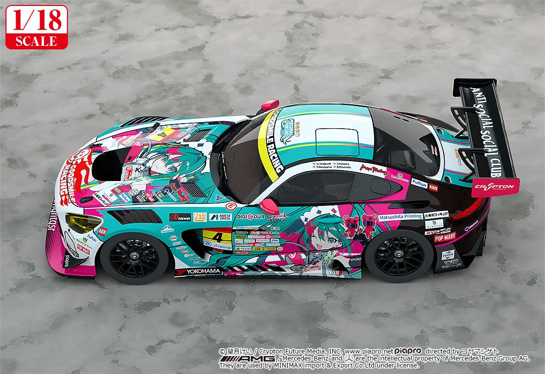 SPECIAL ORDER GOODSMILE RACING - Hatsune Miku GT Project - Good Smile Hatsune Miku: AMG 2025 Season Opening Ver. 1/18 [Feburary 2027] [JP]