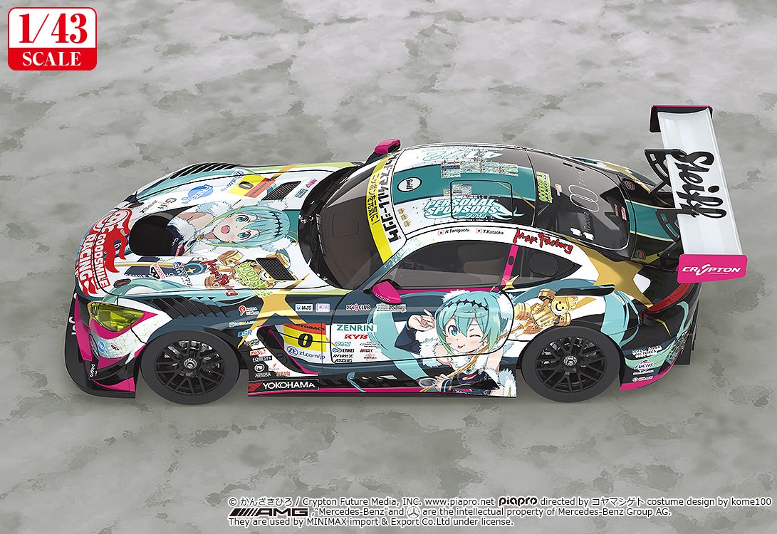 SPECIAL ORDER GOODSMILE RACING - Hatsune Miku GT Project - Good Smile Hatsune Miku: AMG 2018 Final Race Ver. 1/43 [June 2026] [JP]