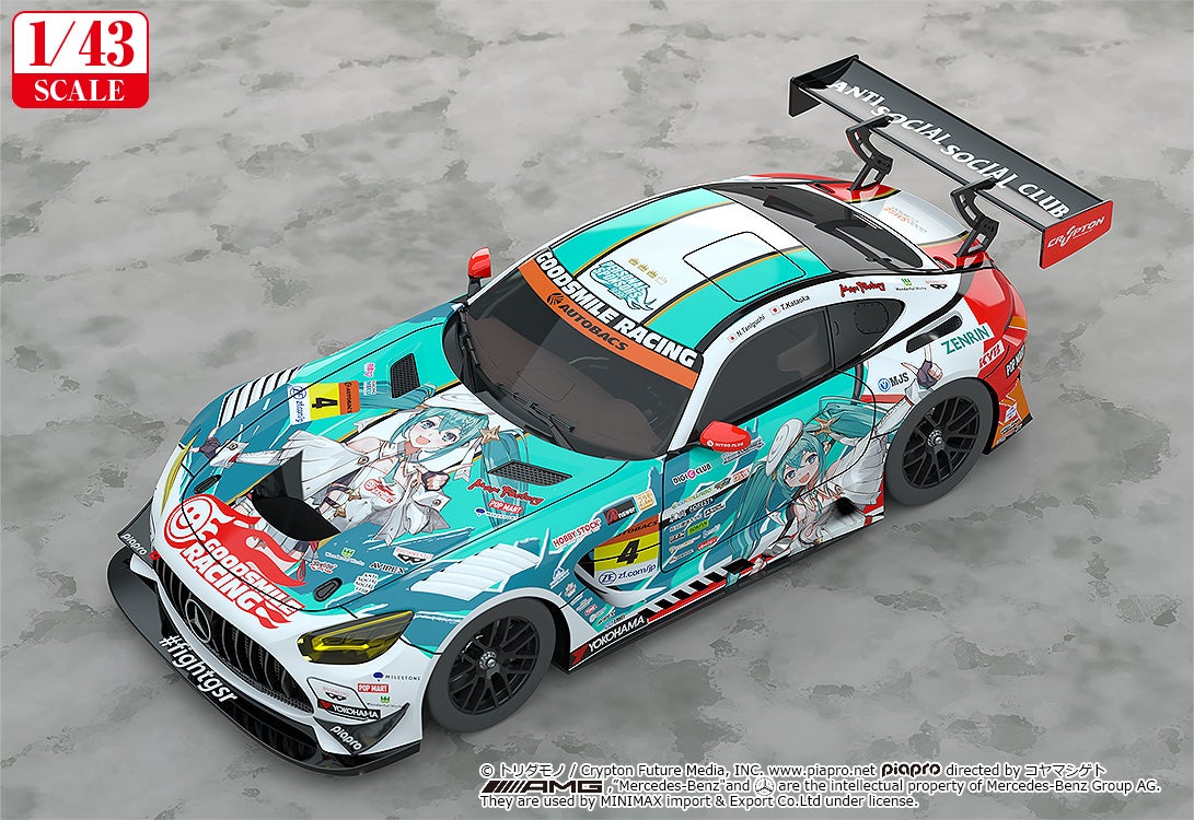 SPECIAL ORDER GOODSMILE RACING - Hatsune Miku GT Project - Good Smile Hatsune Miku: AMG 2023 Season Opening Ver. 1/43 [April 2027] [JP]