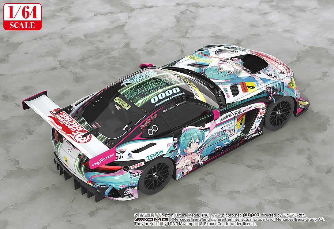 SPECIAL ORDER GOODSMILE RACING - Hatsune Miku GT Project - Good Smile Hatsune Miku AMG 2019 SUPER GT Ver. 1/64 [JP]