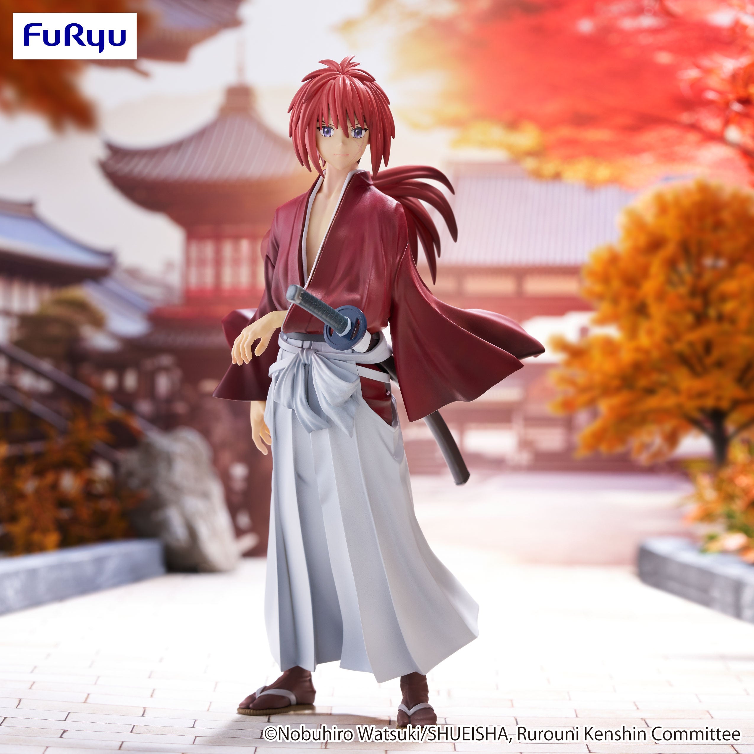IN-STOCK FuRyu - Rurouni Kenshin: Meiji Kenkaku Romantan Trio-Try-iT Figure - Kenshin Himura