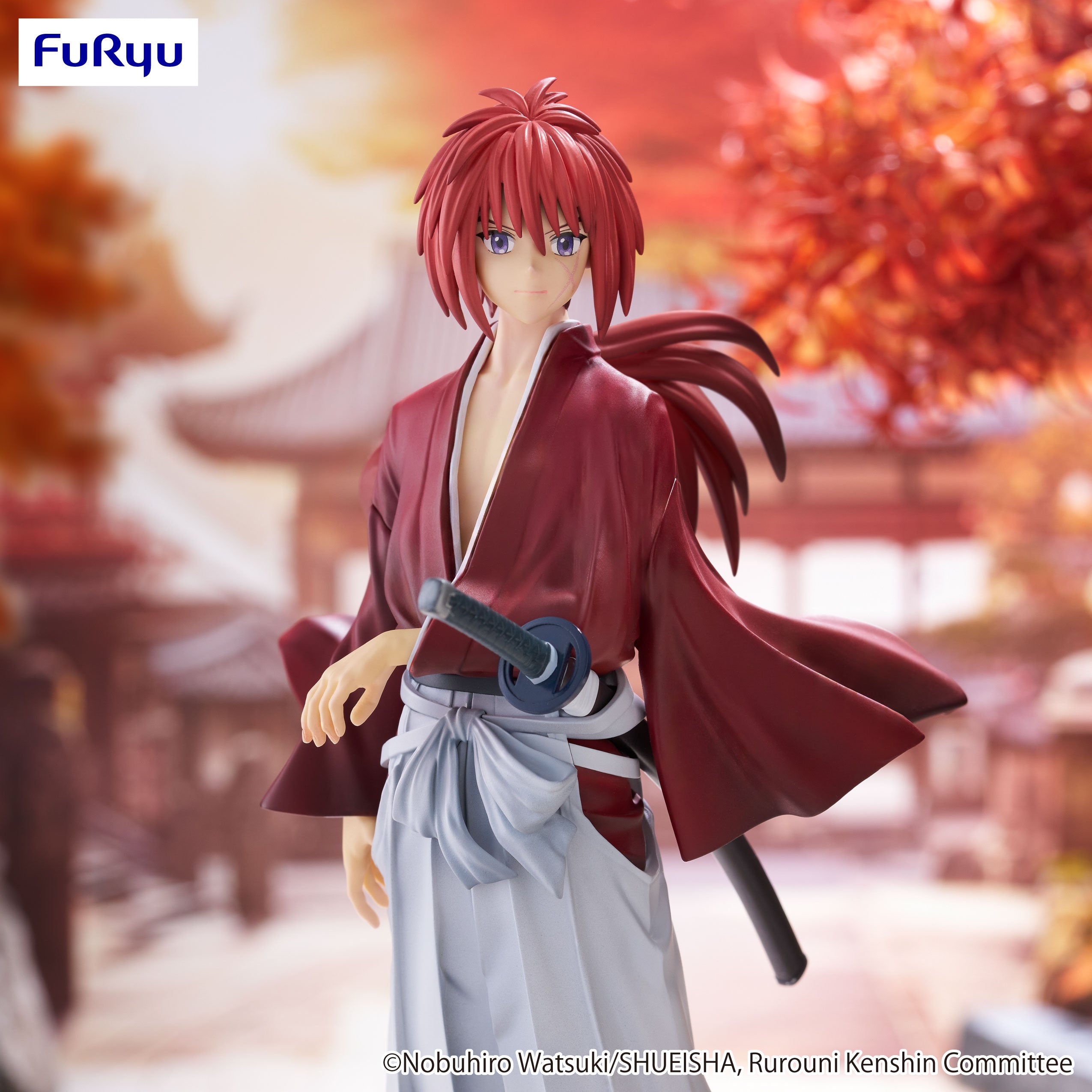 IN-STOCK FuRyu - Rurouni Kenshin: Meiji Kenkaku Romantan Trio-Try-iT Figure - Kenshin Himura