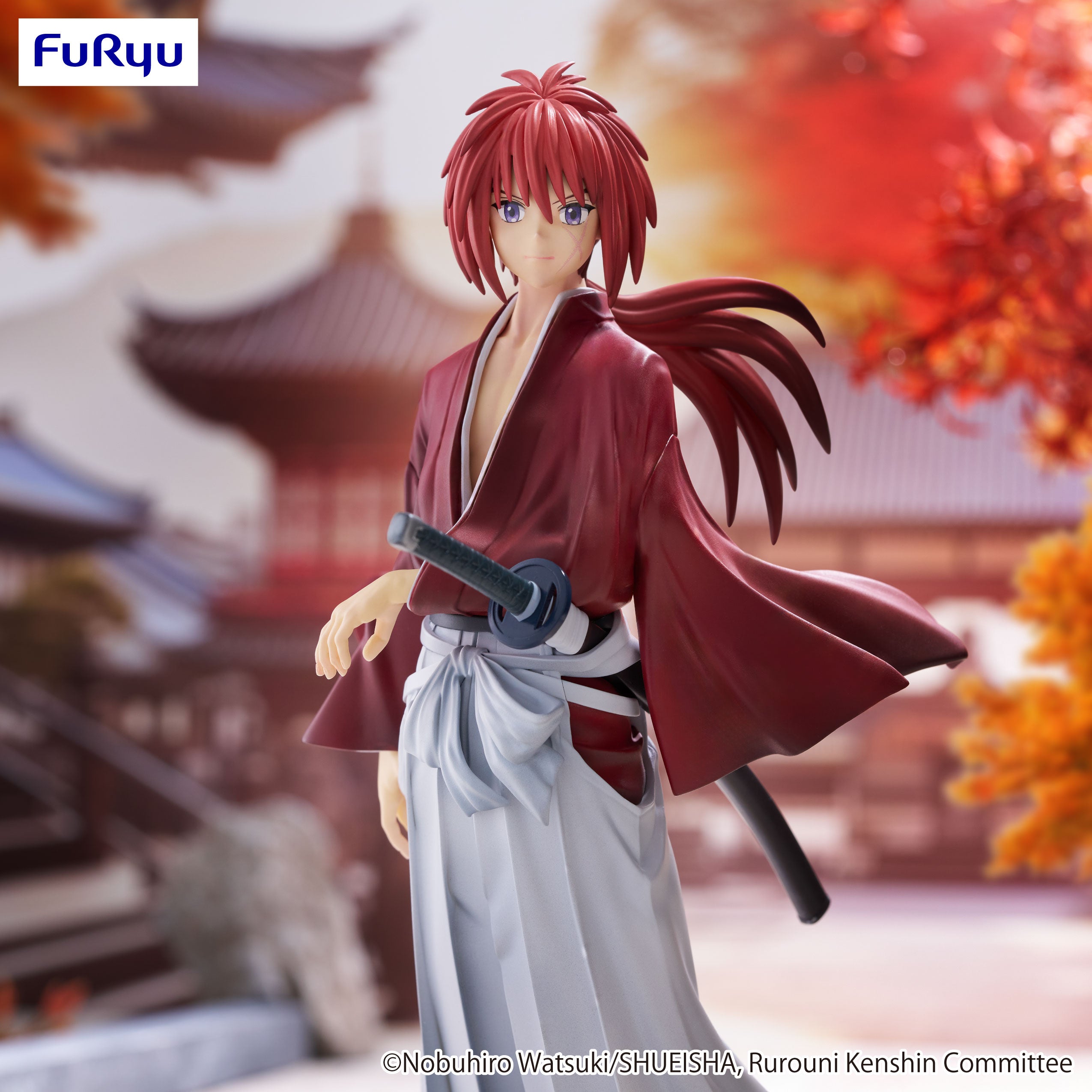 IN-STOCK FuRyu - Rurouni Kenshin: Meiji Kenkaku Romantan Trio-Try-iT Figure - Kenshin Himura