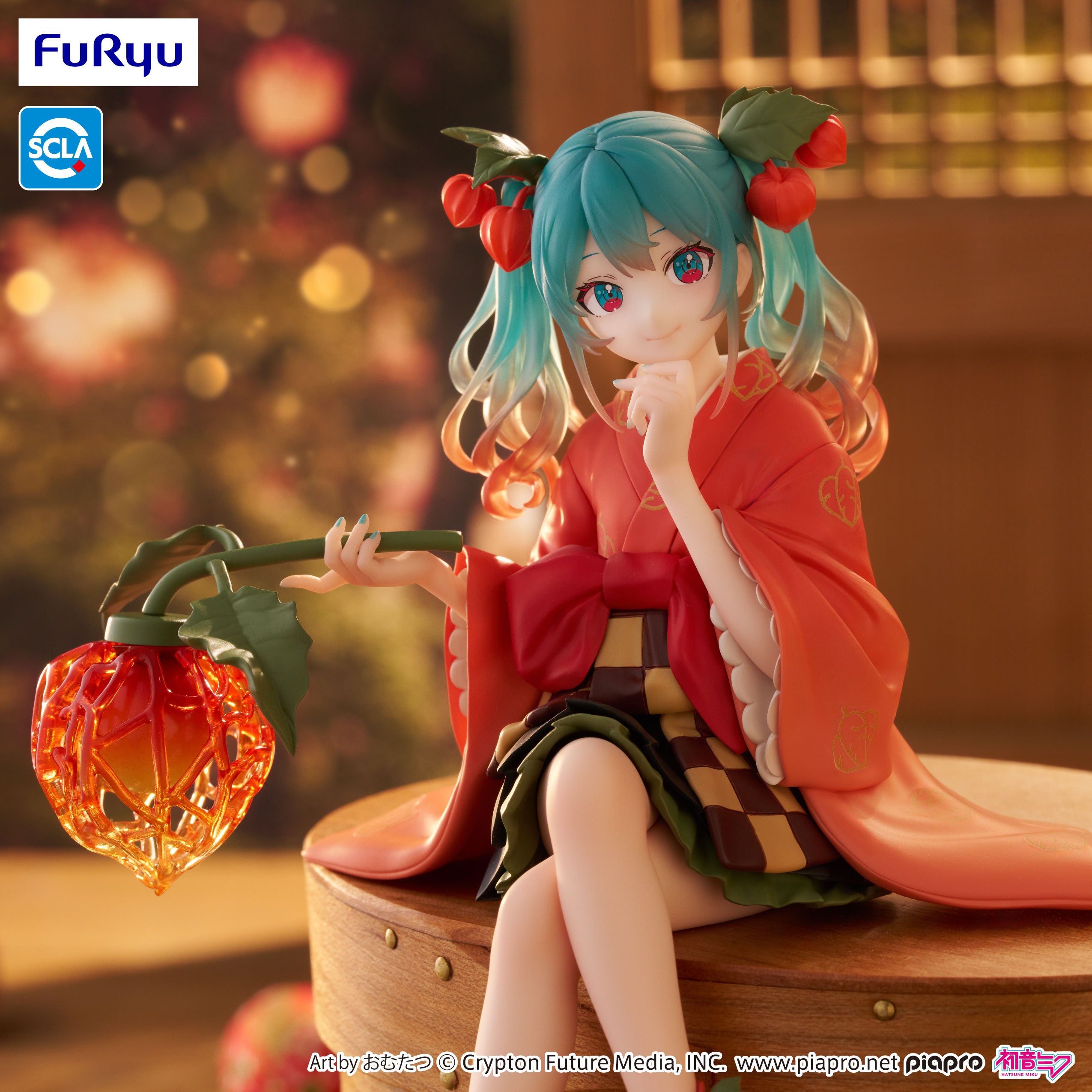 IN-STOCK FuRyu - Vocaloid Noodle Stopper Figure - Hatsune Miku: Flower Fairy Winter Cherry