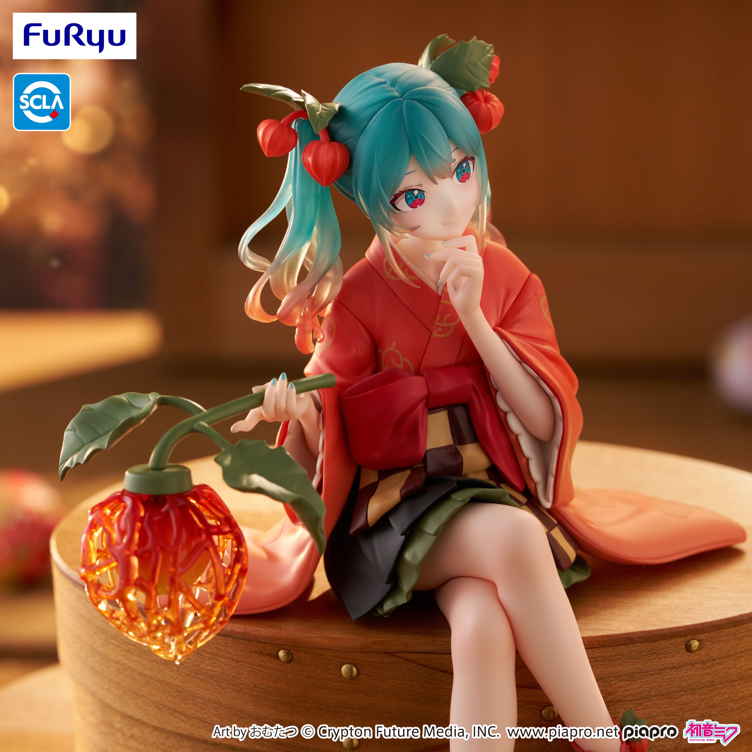 IN-STOCK FuRyu - Vocaloid Noodle Stopper Figure - Hatsune Miku: Flower Fairy Winter Cherry