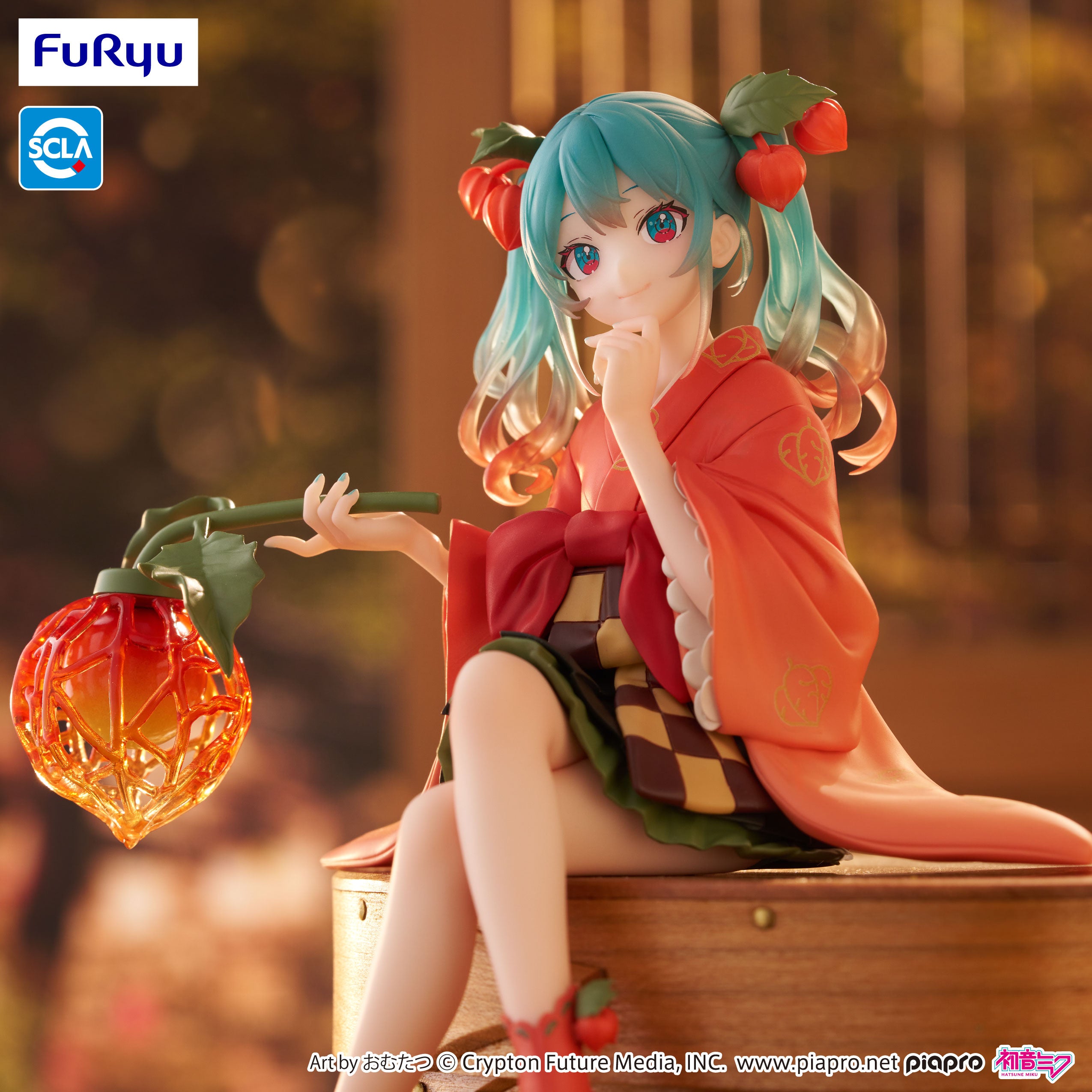 IN-STOCK FuRyu - Vocaloid Noodle Stopper Figure - Hatsune Miku: Flower Fairy Winter Cherry