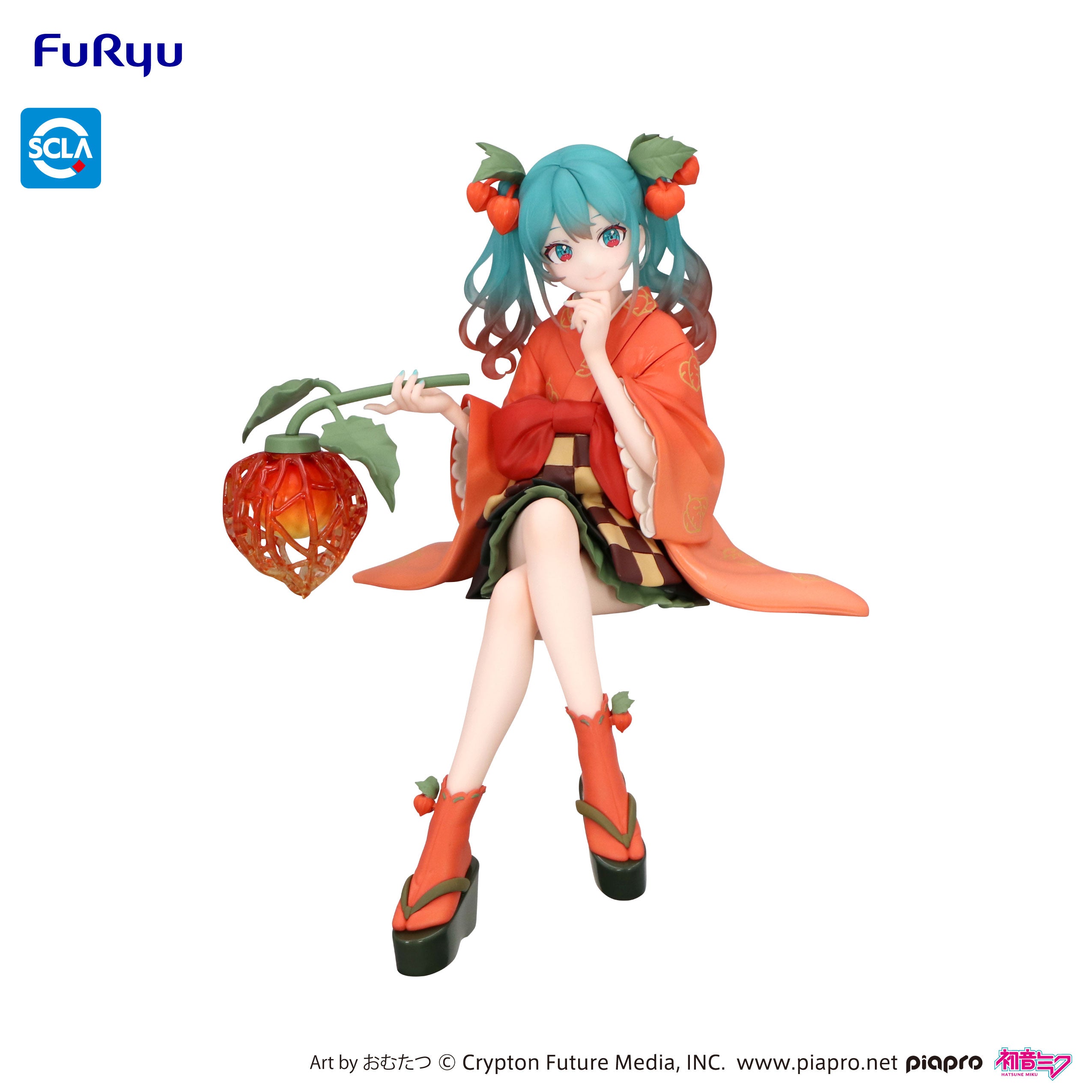 IN-STOCK FuRyu - Vocaloid Noodle Stopper Figure - Hatsune Miku: Flower Fairy Winter Cherry