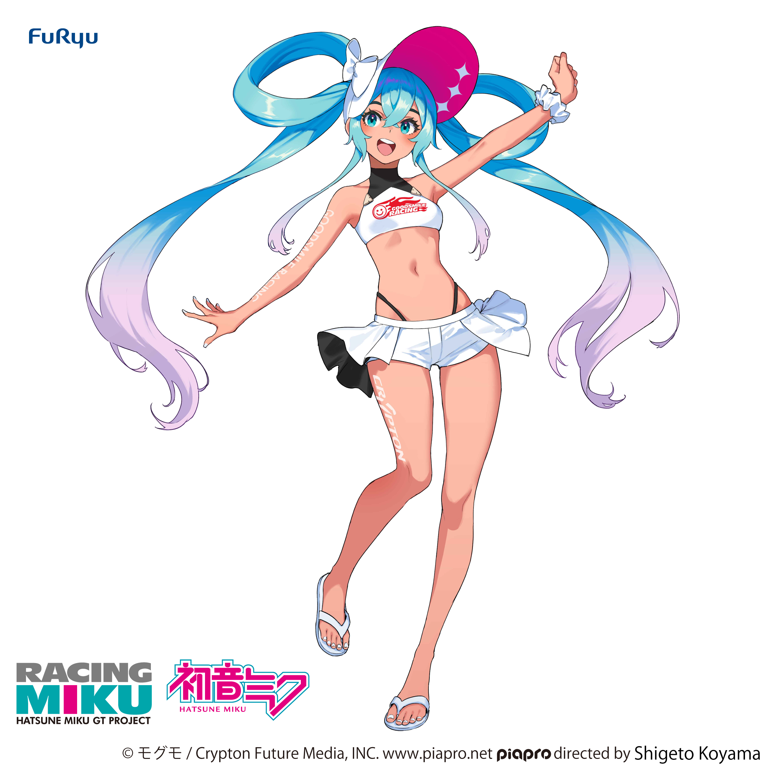 PRE-ORDER FuRyu - Hatsune Miku GT Project Trio-Try-iT Figure - Racing Miku 2024: Summer Holiday Ver.