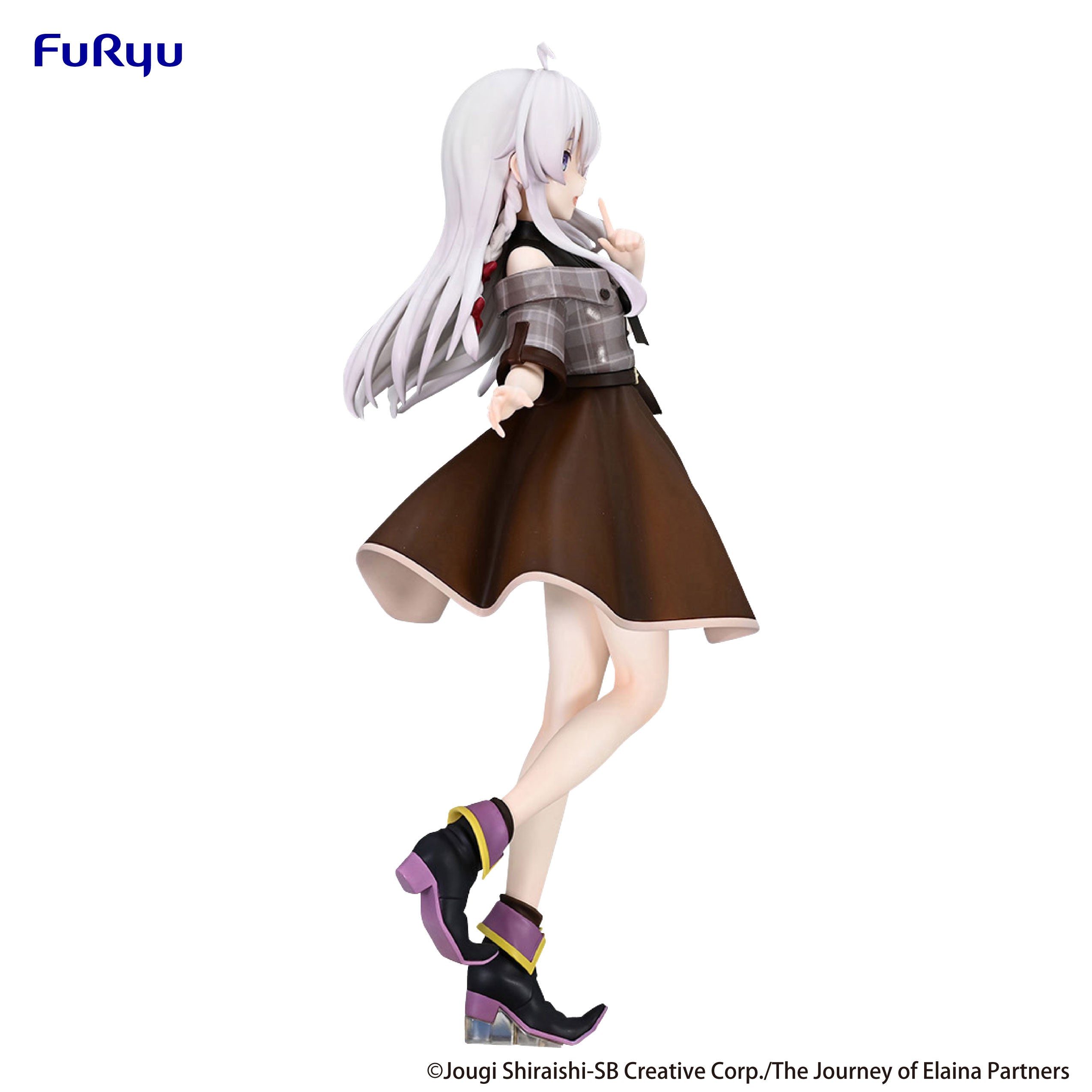 IN-STOCK FuRyu - Wandering Witch: The Journey of Elaina Trio-Try-iT Figure - Elaina: Brown Outfit Ver.
