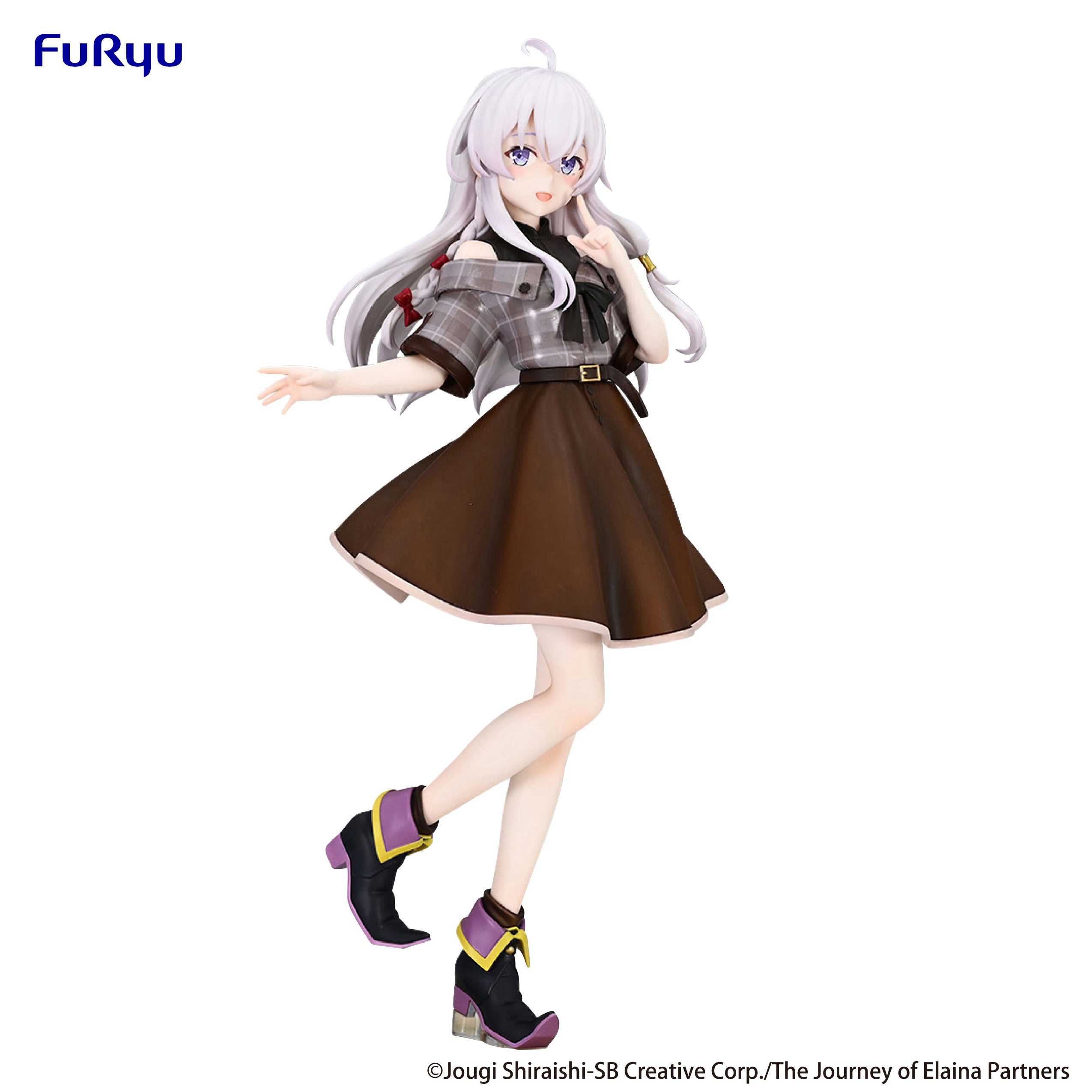 IN-STOCK FuRyu - Wandering Witch: The Journey of Elaina Trio-Try-iT Figure - Elaina: Brown Outfit Ver.