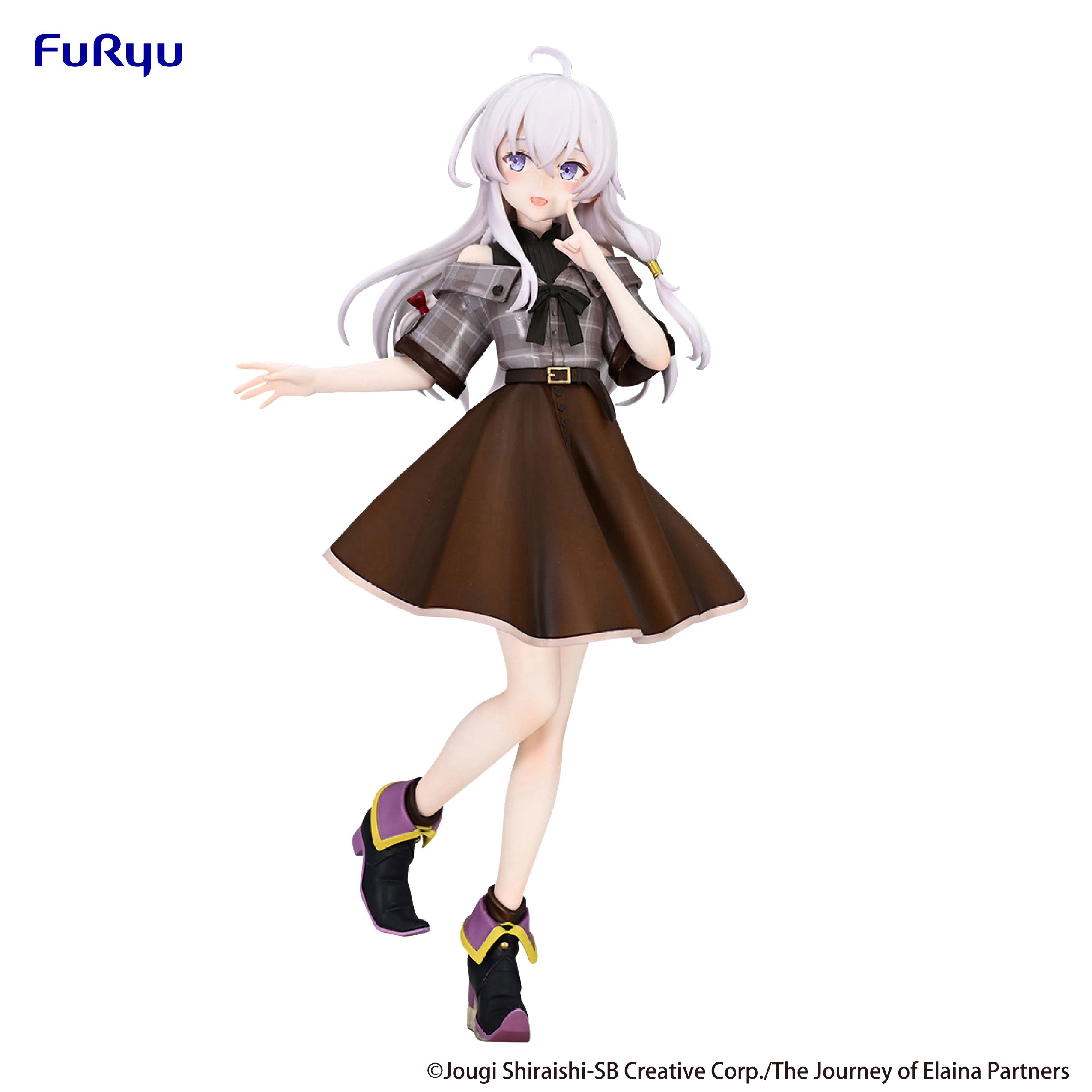 IN-STOCK FuRyu - Wandering Witch: The Journey of Elaina Trio-Try-iT Figure - Elaina: Brown Outfit Ver.
