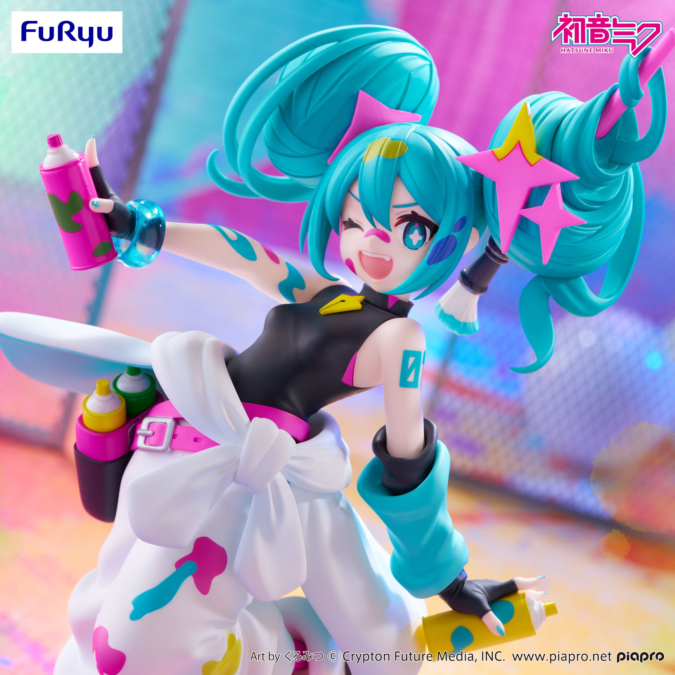 IN-STOCK FuRyu - Piapro Characters Trio-Try-iT Figure  - Hatsune Miku: Paint Girl