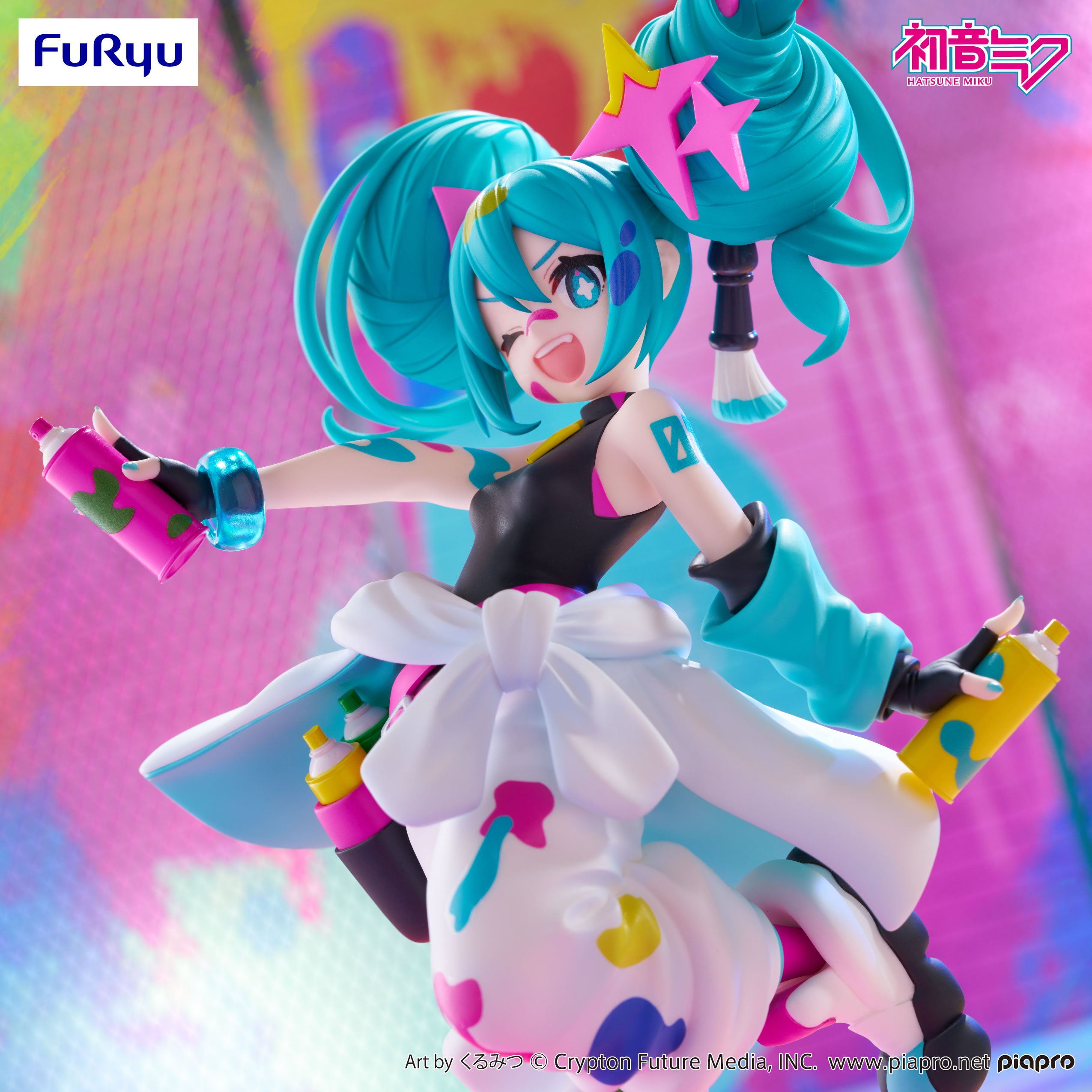 IN-STOCK FuRyu - Piapro Characters Trio-Try-iT Figure  - Hatsune Miku: Paint Girl