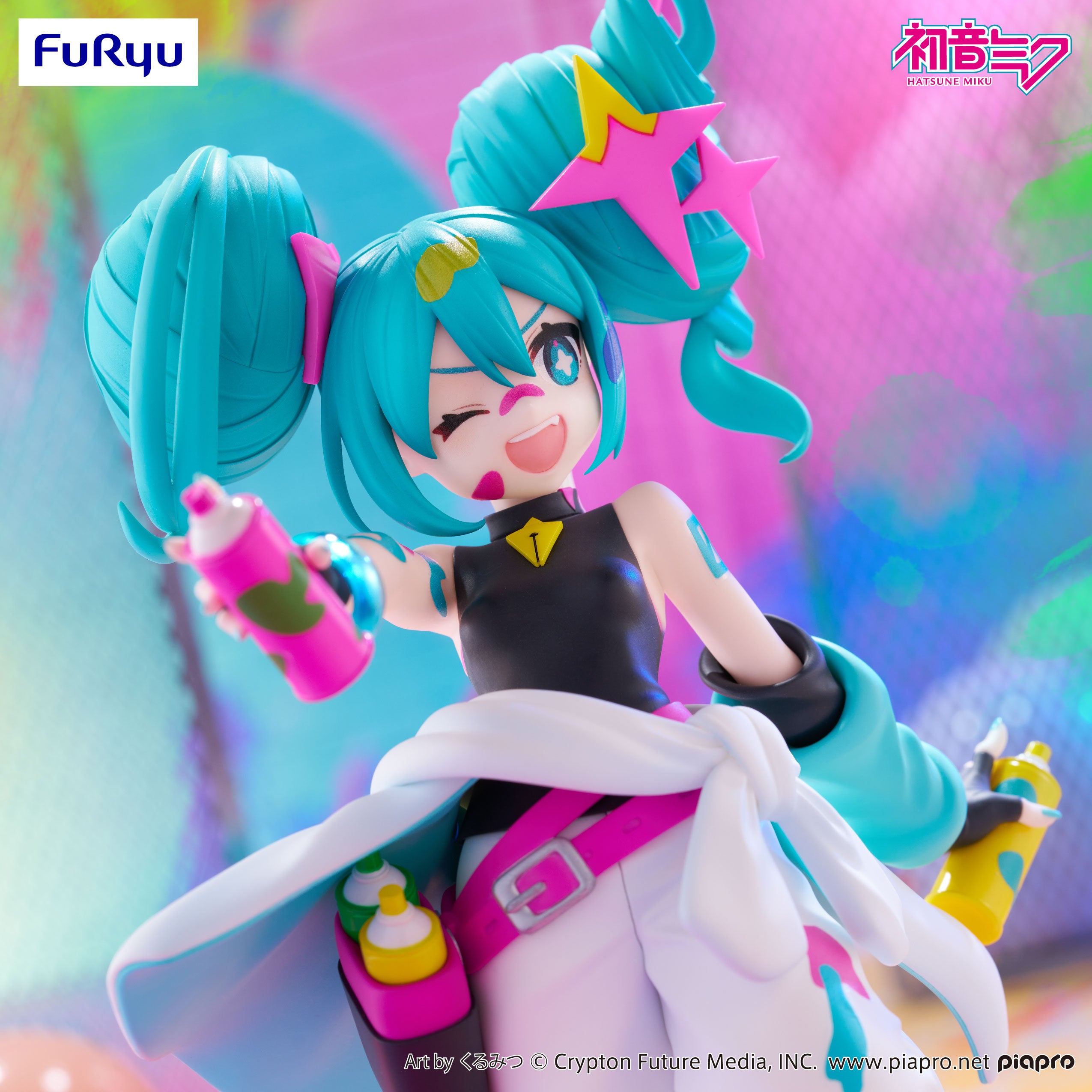 IN-STOCK FuRyu - Piapro Characters Trio-Try-iT Figure  - Hatsune Miku: Paint Girl