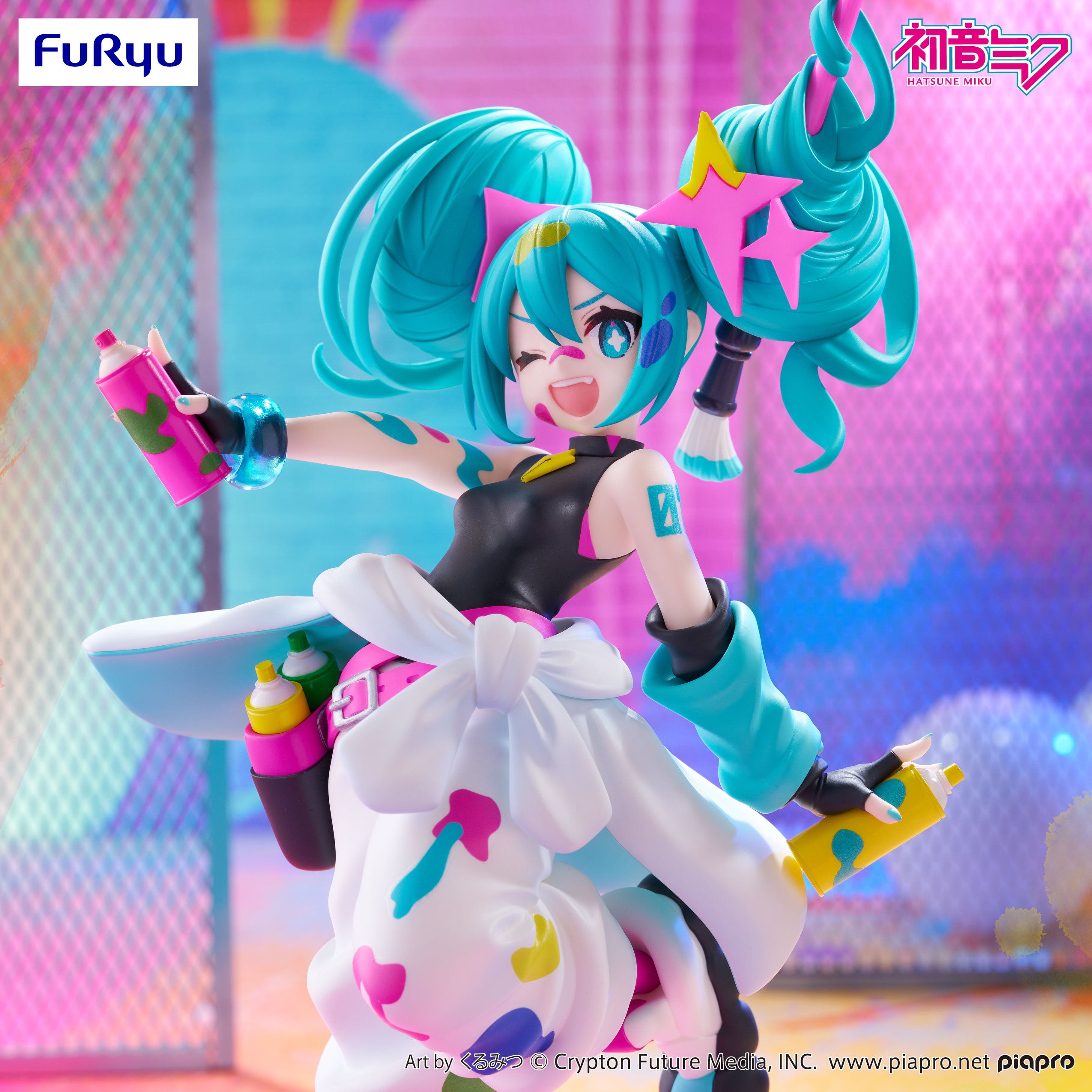 IN-STOCK FuRyu - Piapro Characters Trio-Try-iT Figure  - Hatsune Miku: Paint Girl
