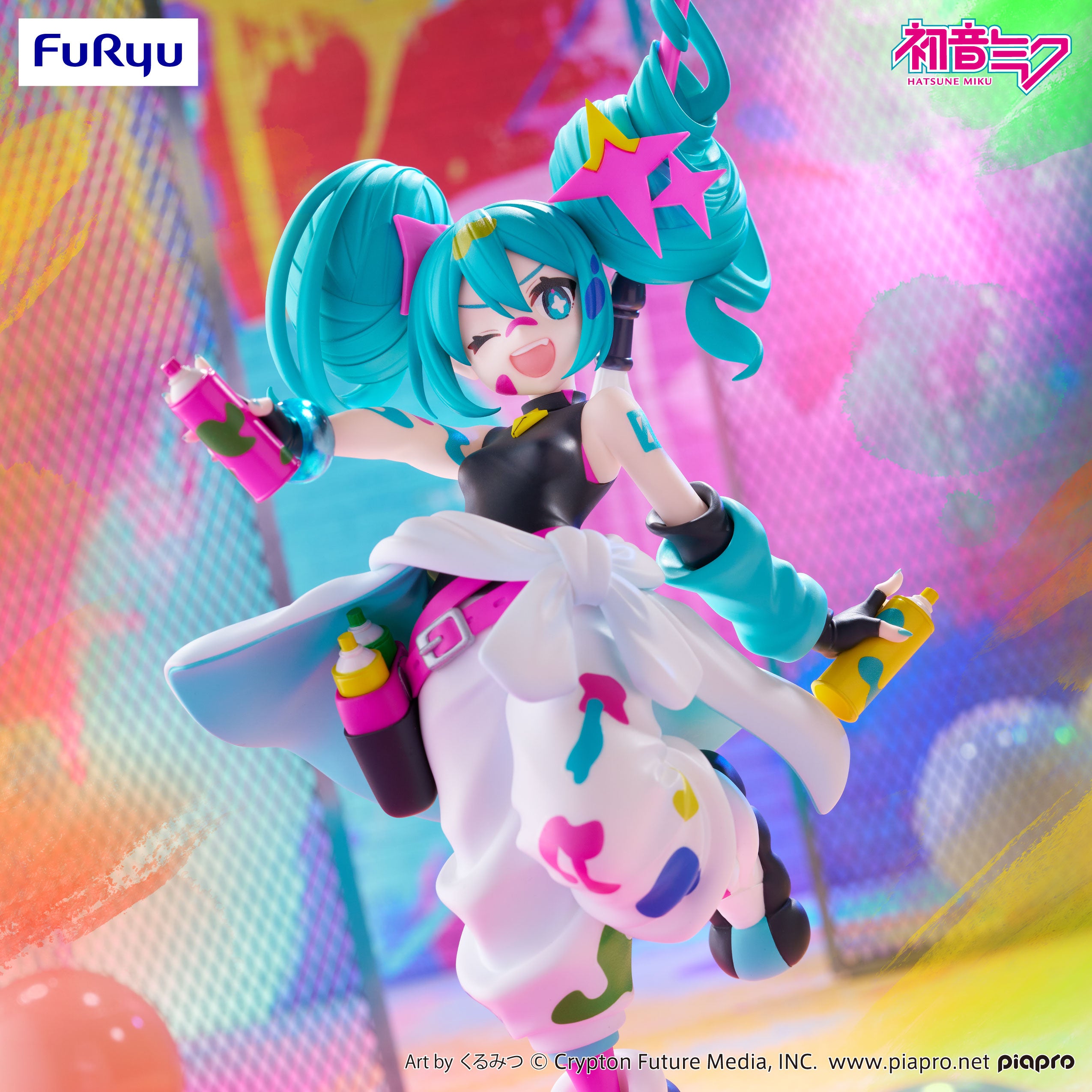 IN-STOCK FuRyu - Piapro Characters Trio-Try-iT Figure  - Hatsune Miku: Paint Girl