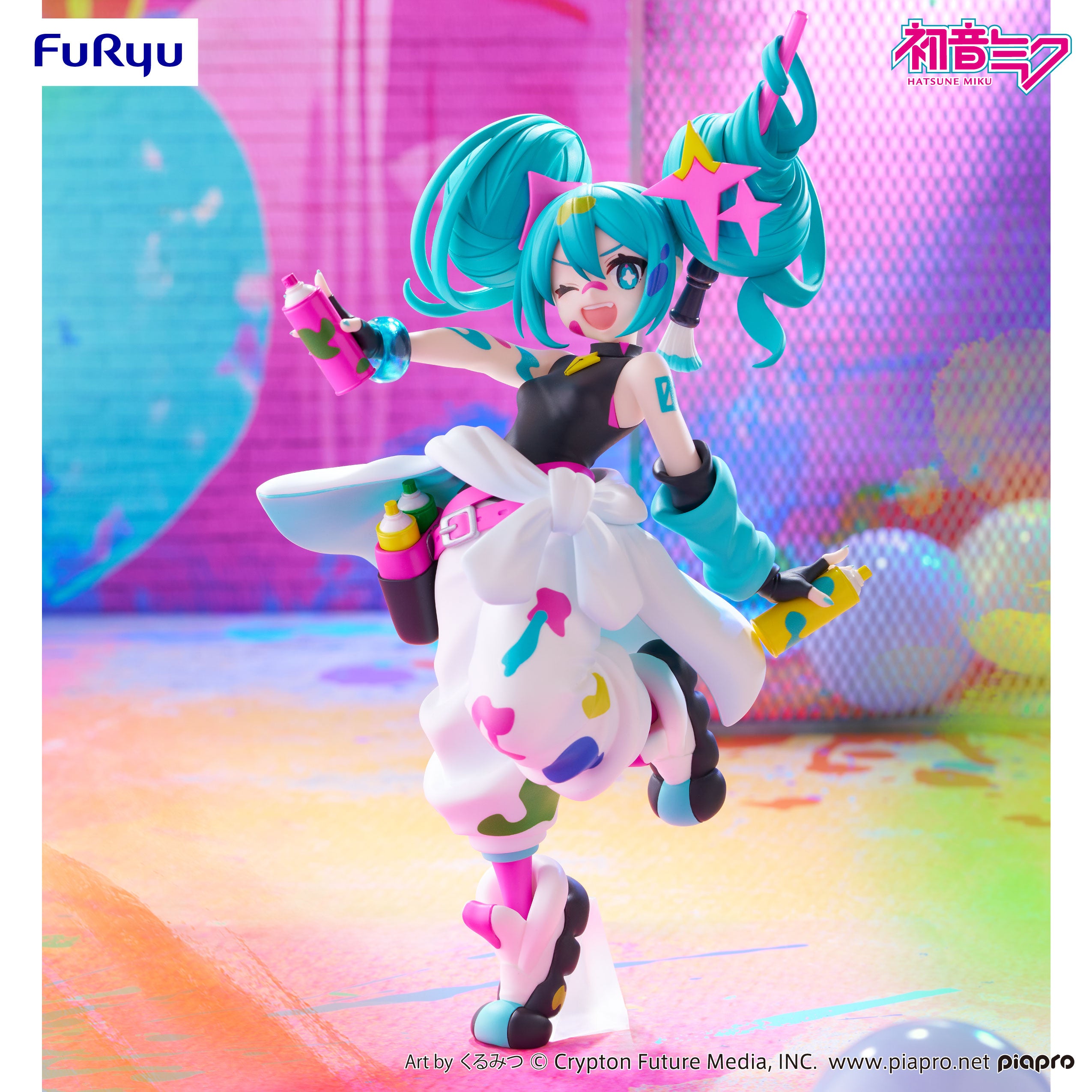 IN-STOCK FuRyu - Piapro Characters Trio-Try-iT Figure  - Hatsune Miku: Paint Girl