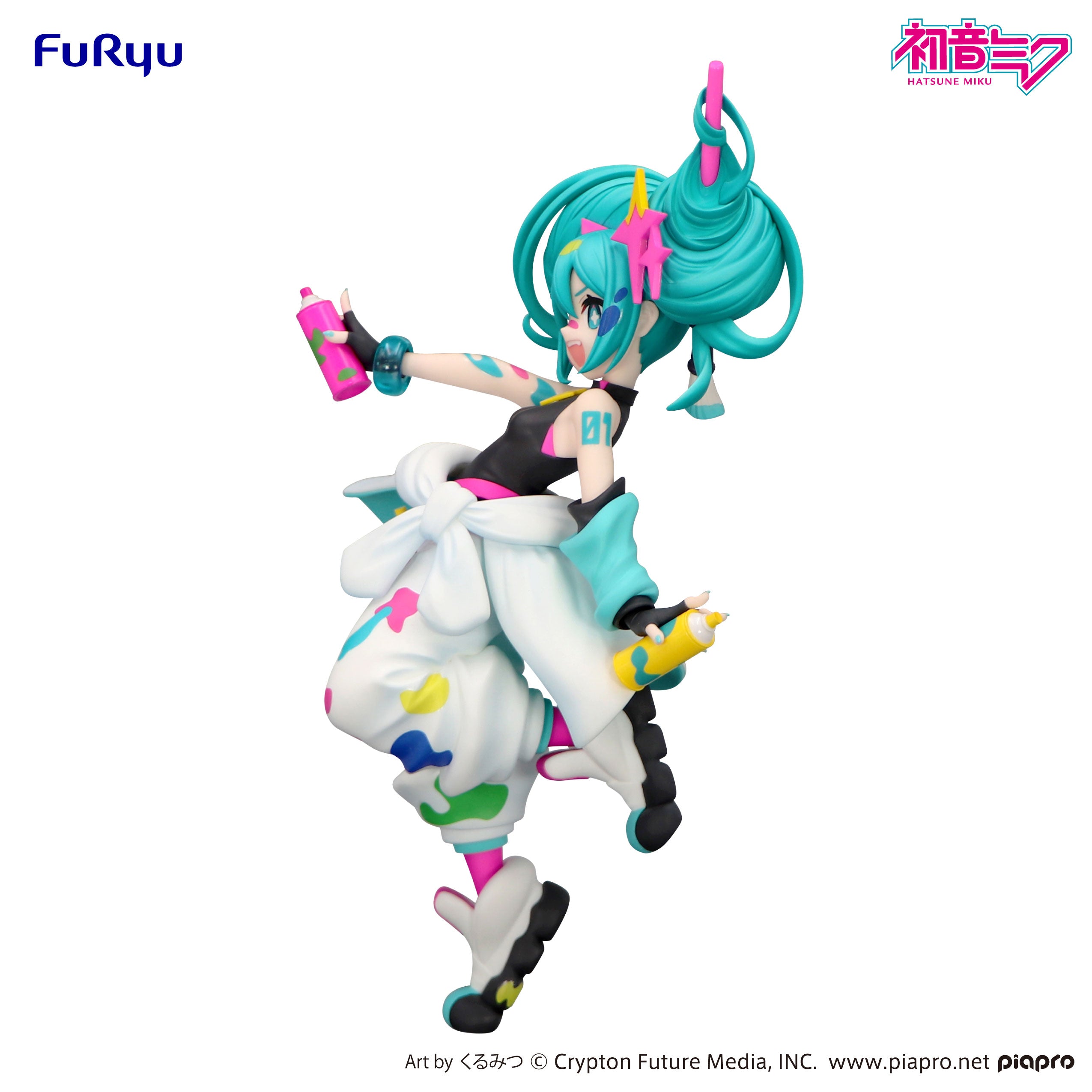 IN-STOCK FuRyu - Piapro Characters Trio-Try-iT Figure  - Hatsune Miku: Paint Girl