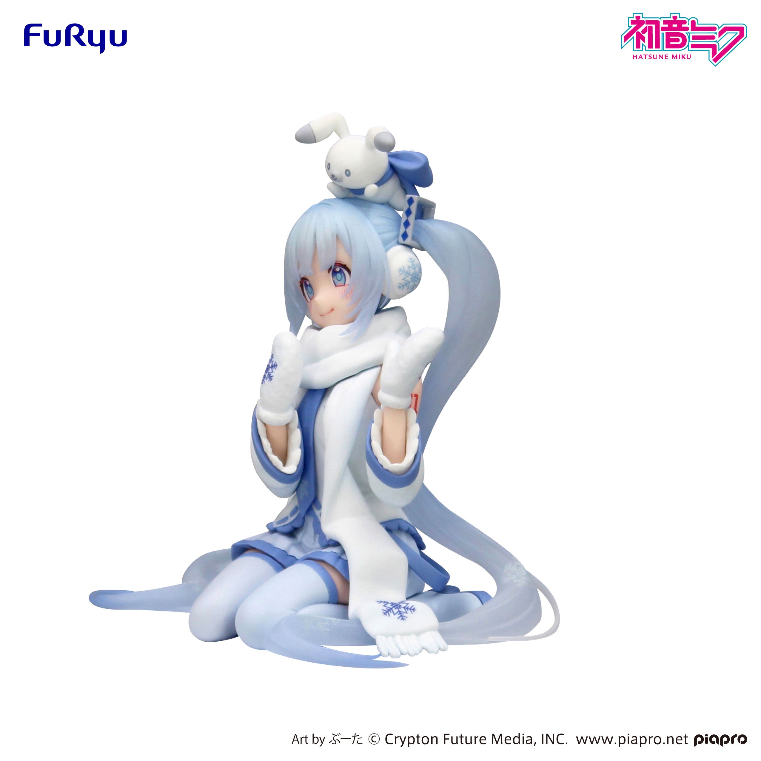 PRE-ORDER FuRyu - Hatsune Miku Noodle Stopper Figure -SNOW MIKU Sky Town 10th ver.-
