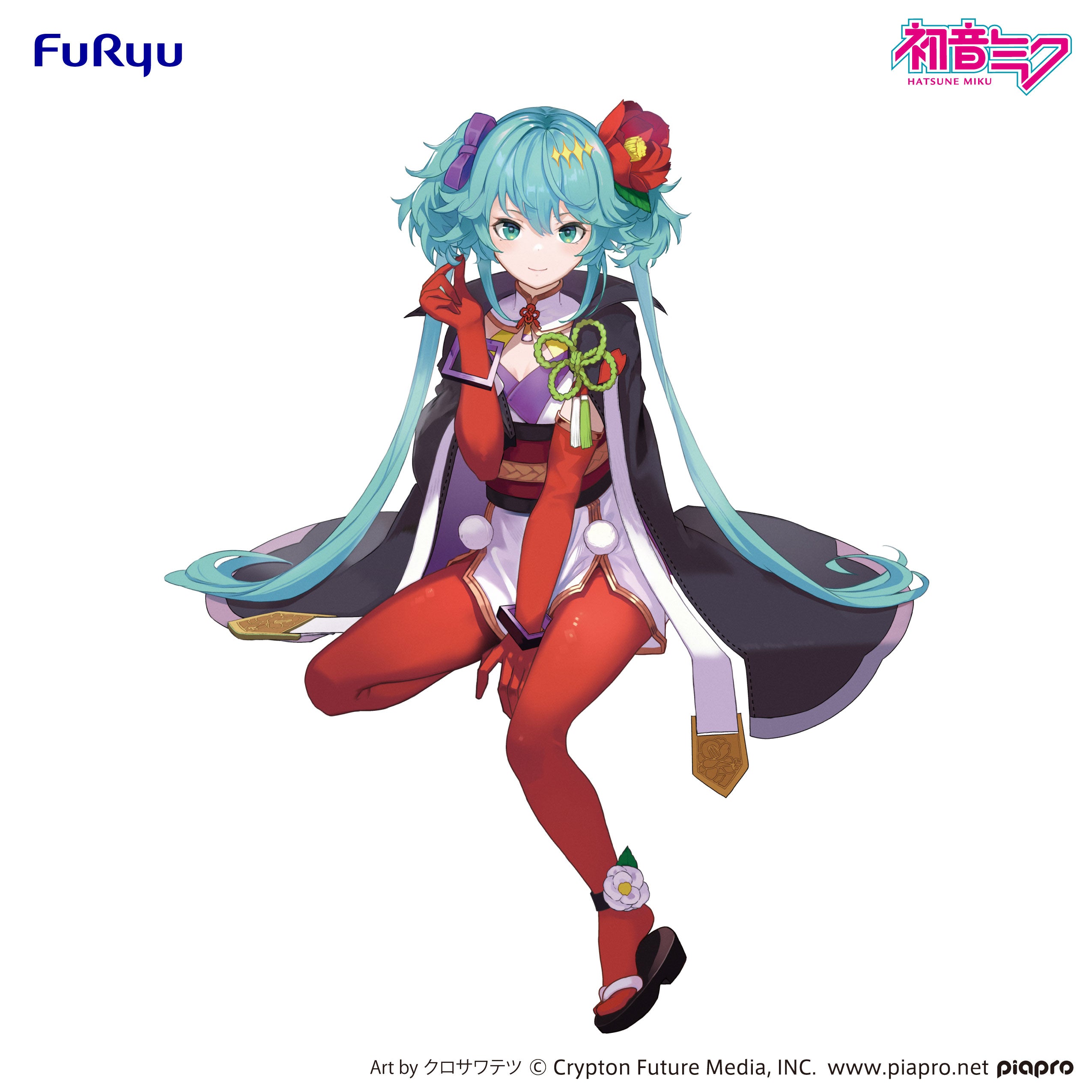 PRE-ORDER FuRyu - Noodle Stopper Figure - Hatsune Miku - Hatsune Miku: Flower Fairy Camellia