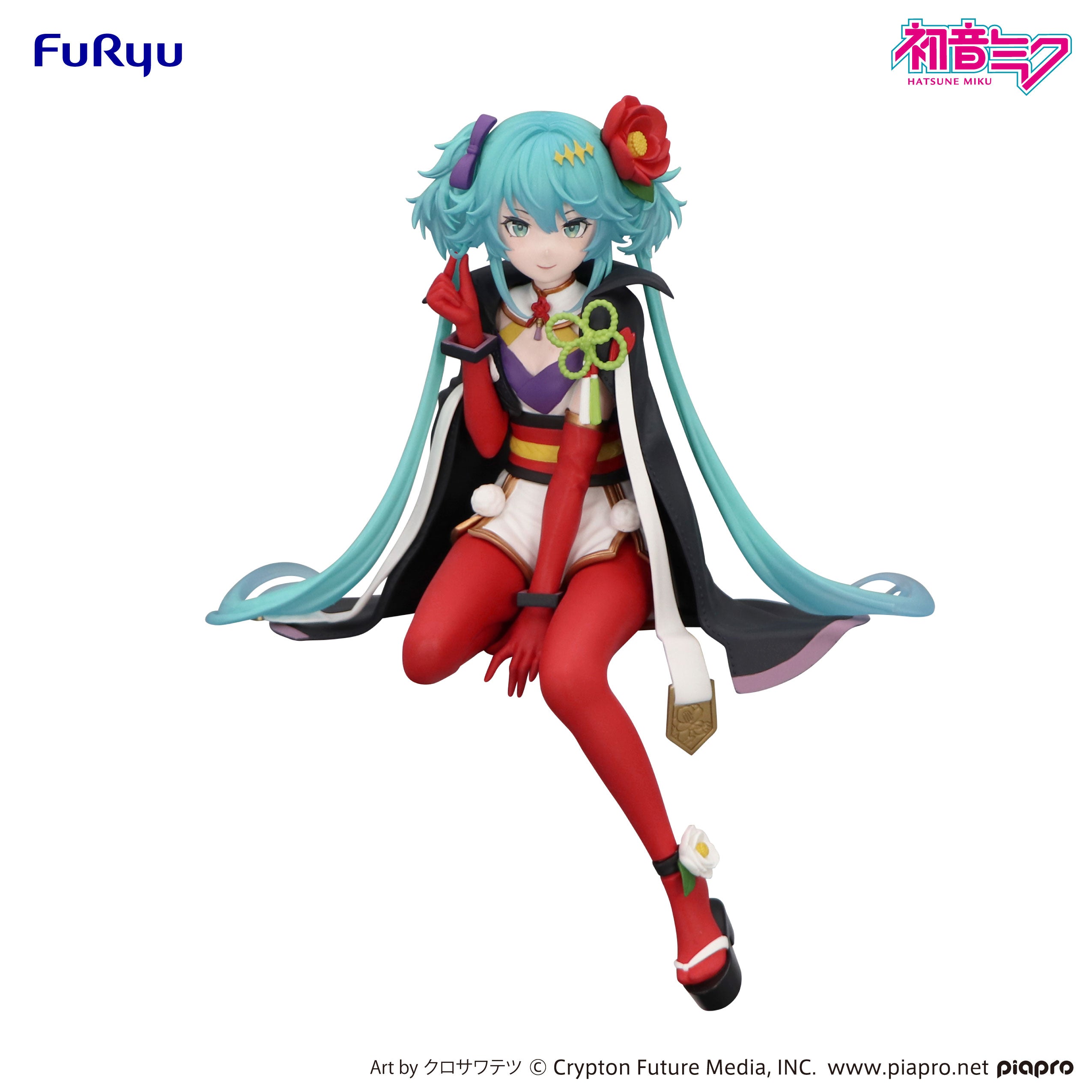 PRE-ORDER FuRyu - Noodle Stopper Figure - Hatsune Miku - Hatsune Miku: Flower Fairy Camellia