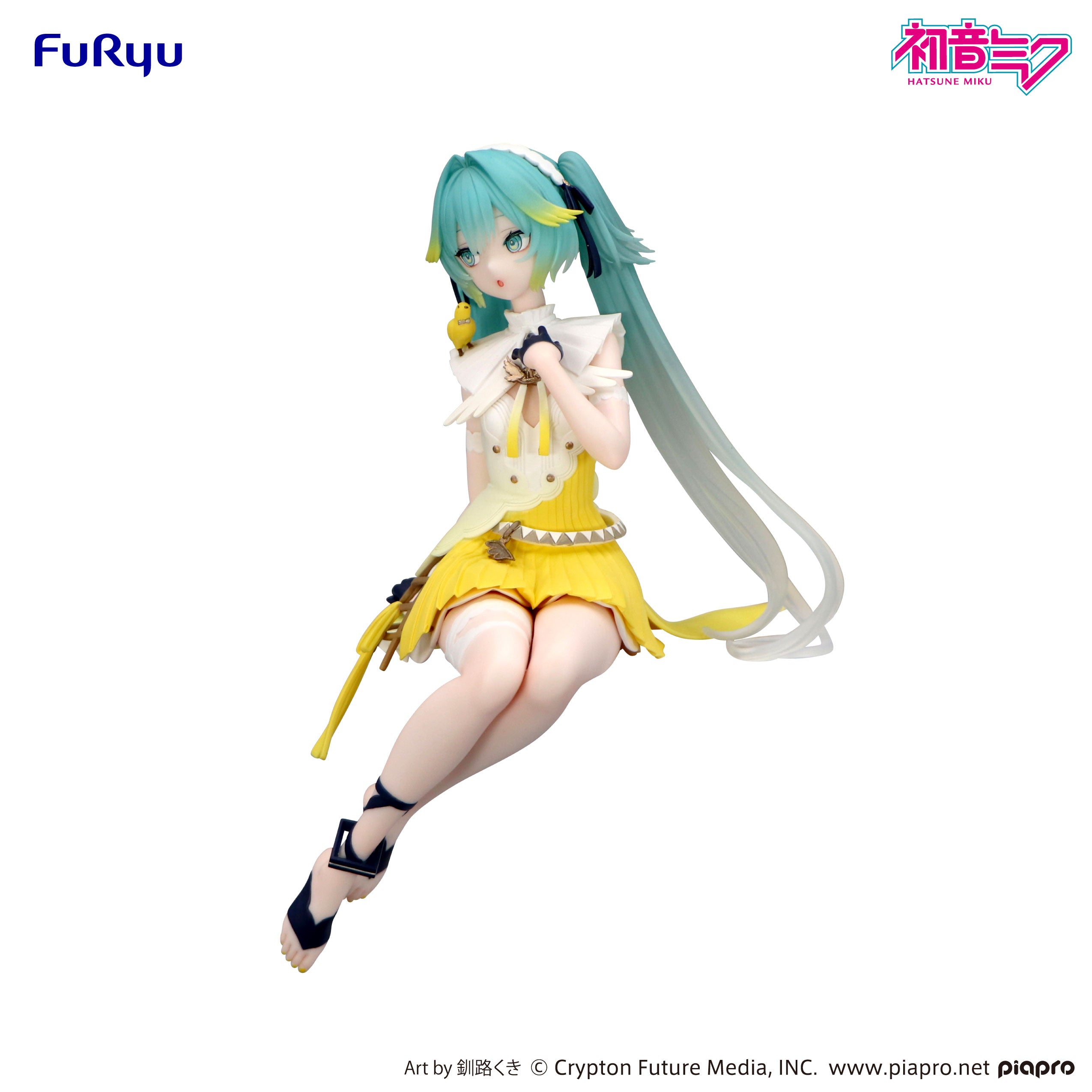 PRE-ORDER FuRyu - Noodle Stopper Figure - Hatsune Miku - Hatsune Miku: Canary Bird