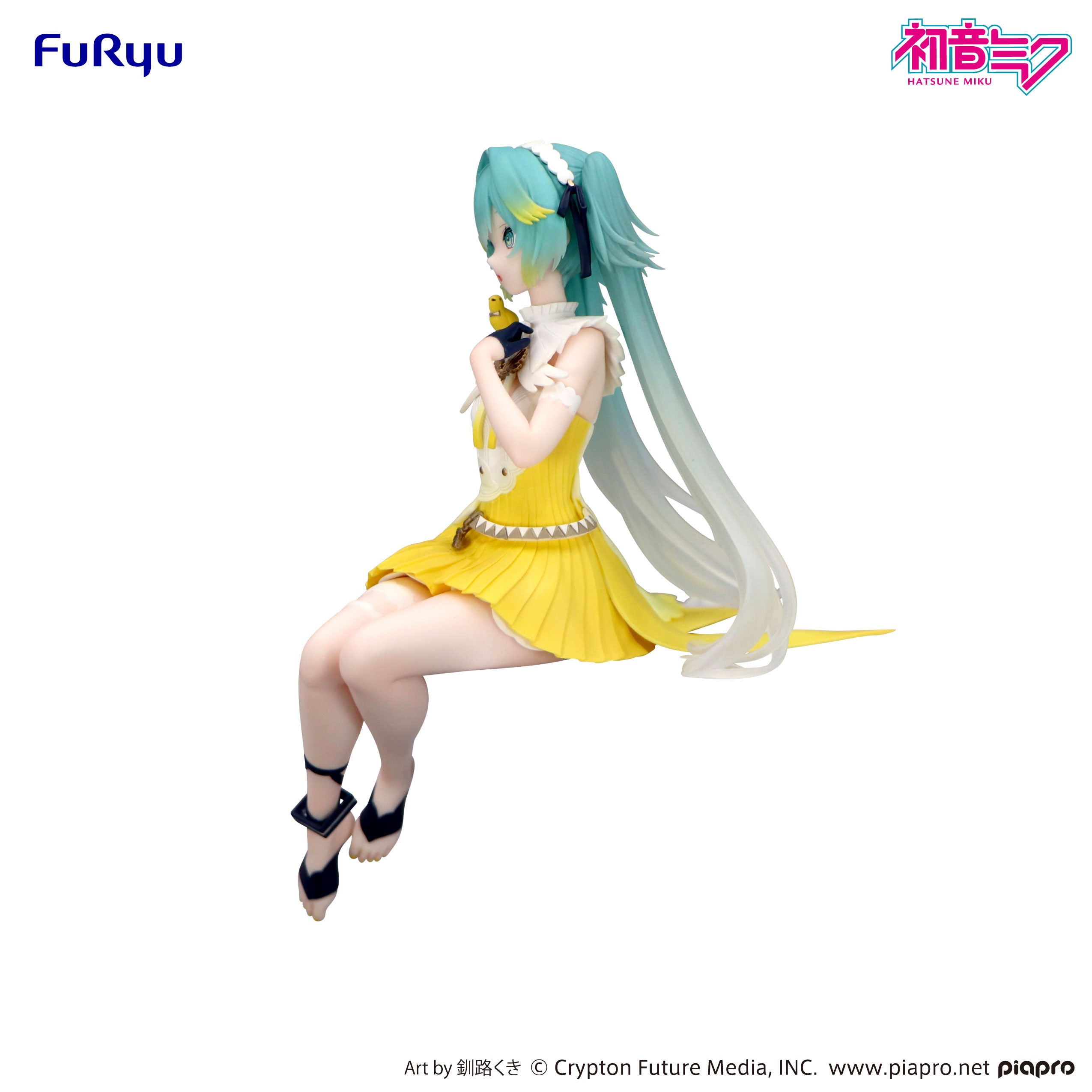 PRE-ORDER FuRyu - Noodle Stopper Figure - Hatsune Miku - Hatsune Miku: Canary Bird