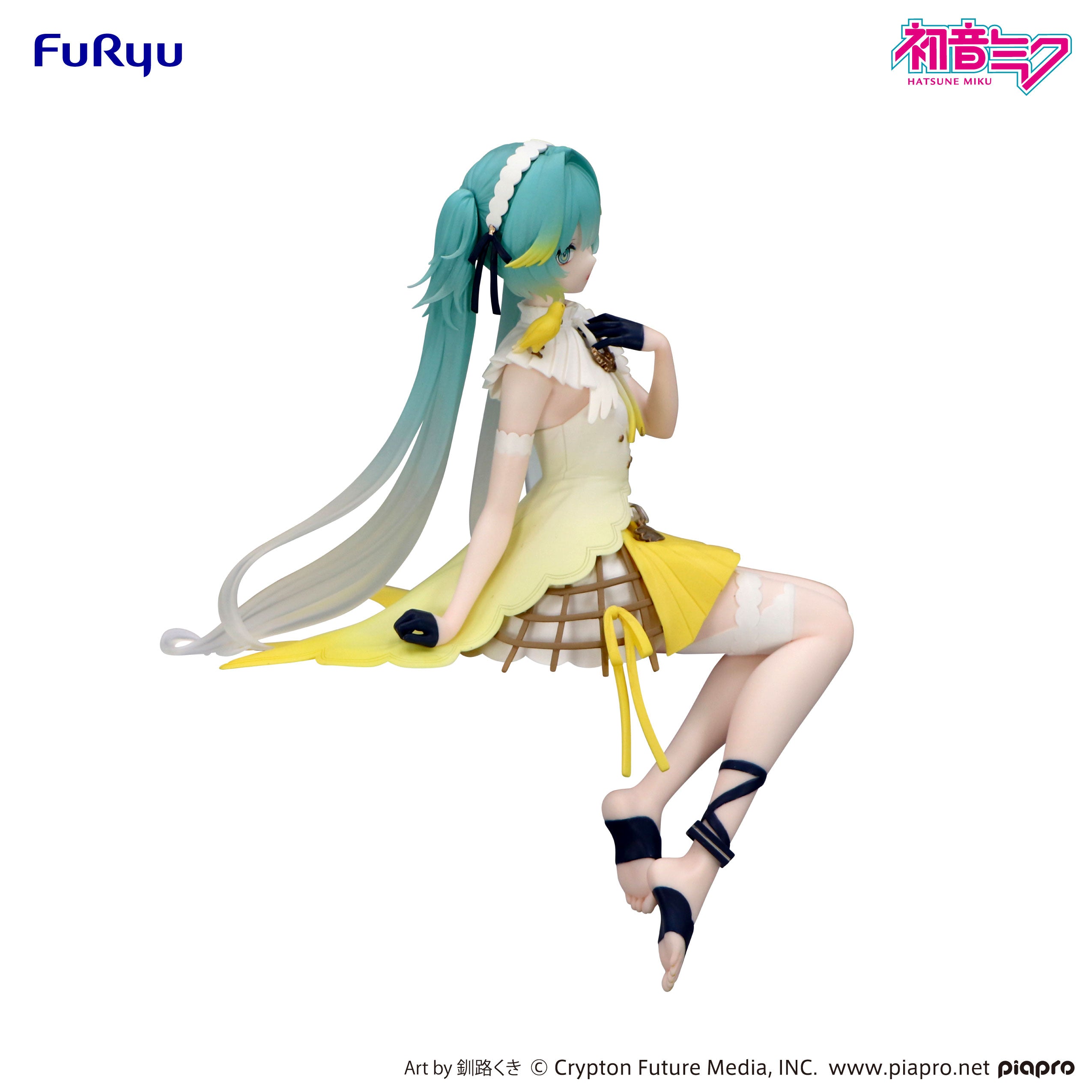 PRE-ORDER FuRyu - Noodle Stopper Figure - Hatsune Miku - Hatsune Miku: Canary Bird