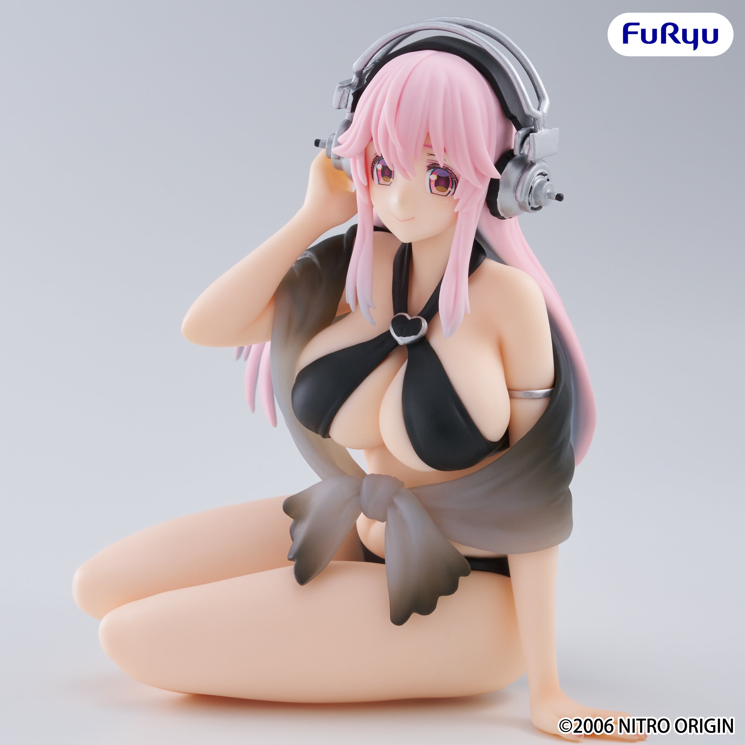 PRE-ORDER FuRyu - Super Sonico Noodle Stopper Figure - Super Sonico: Swimsuit Black Color Ver.