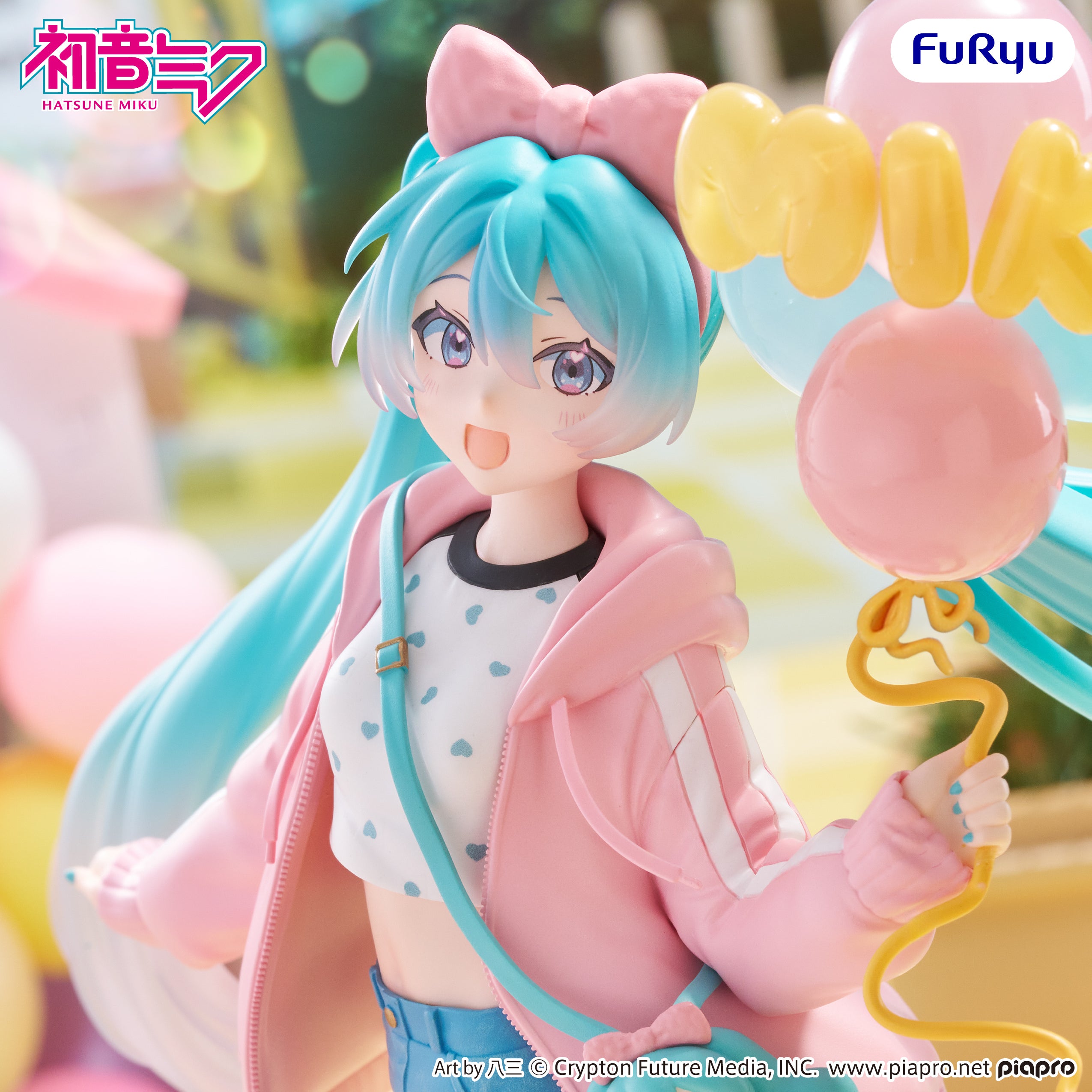 PRE-ORDER FuRyu - Hatsune Miku Muchute Figure - Hatsune Miku: Theme Park Date Ver.