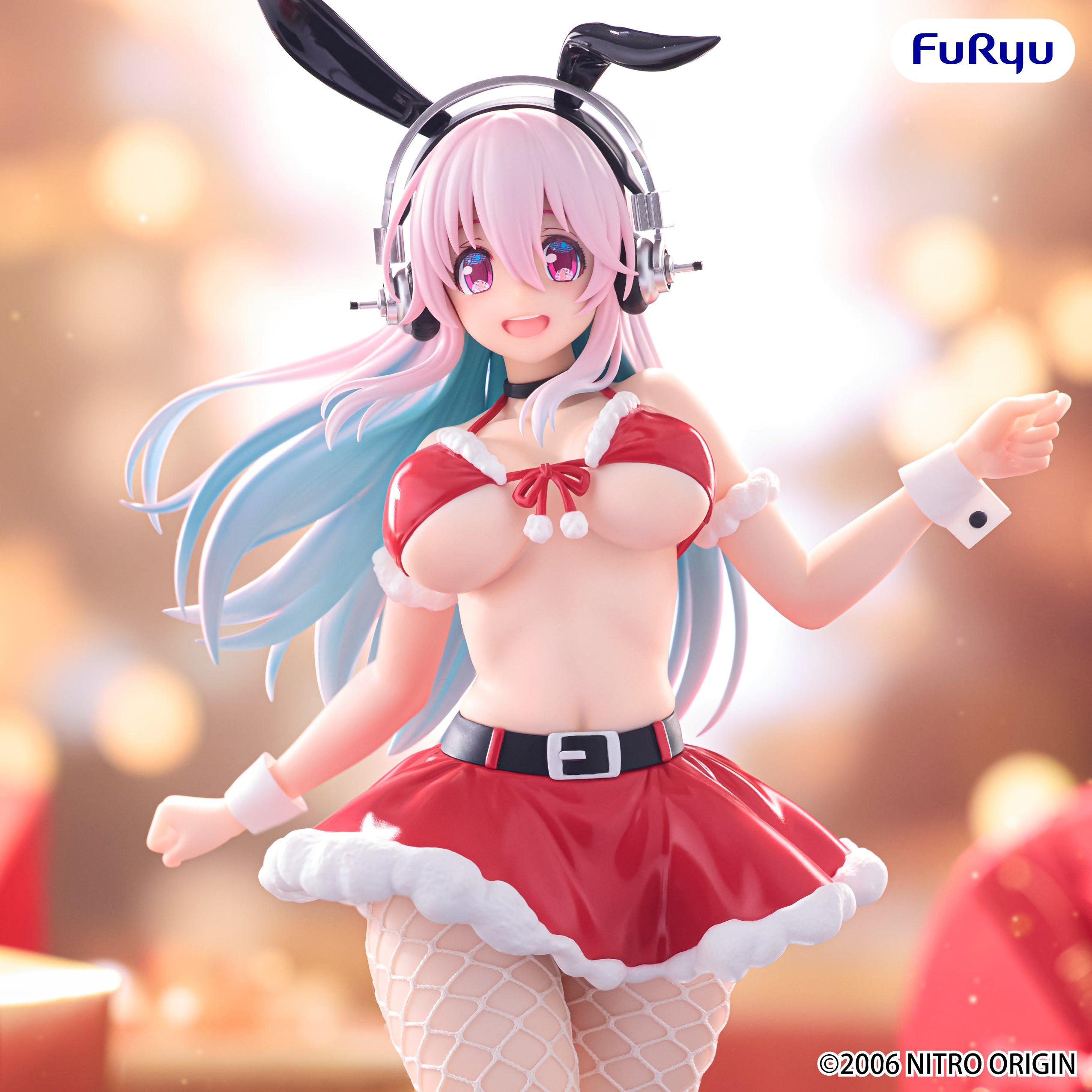 PRE-ORDER FuRyu - SUPER SONICO BiCute Bunnies Figure - Super Sonico: Santa Ver.