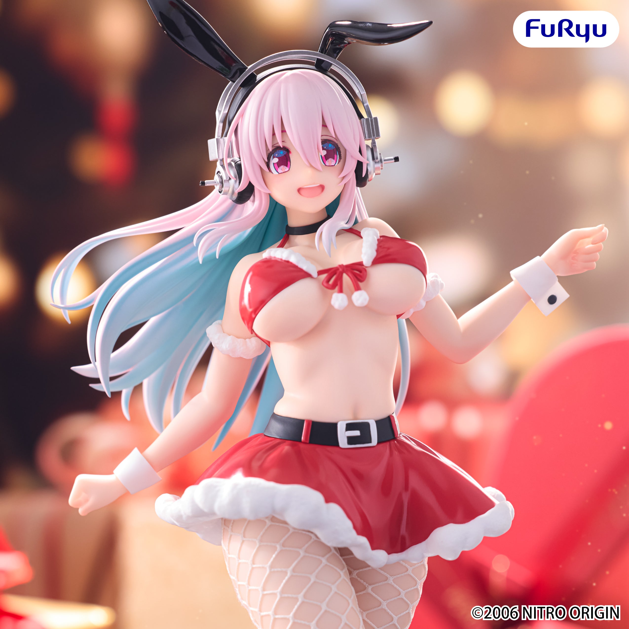 PRE-ORDER FuRyu - SUPER SONICO BiCute Bunnies Figure - Super Sonico: Santa Ver.