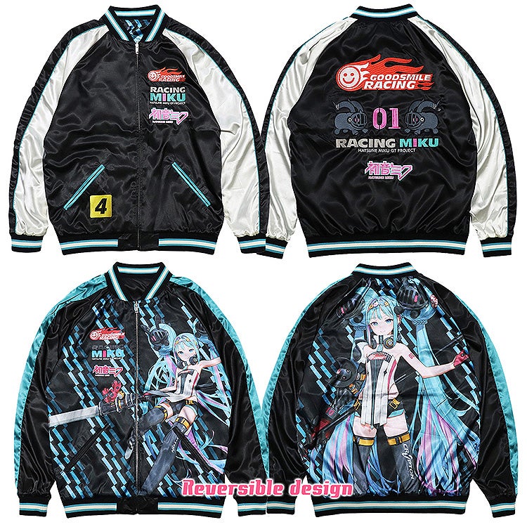 SPECIAL ORDER 16 directions - Hatsune Miku GT Project - GSR Racing Miku Souvenir Jacket 2026: GSR Logo Model [EXCLUSIVE]