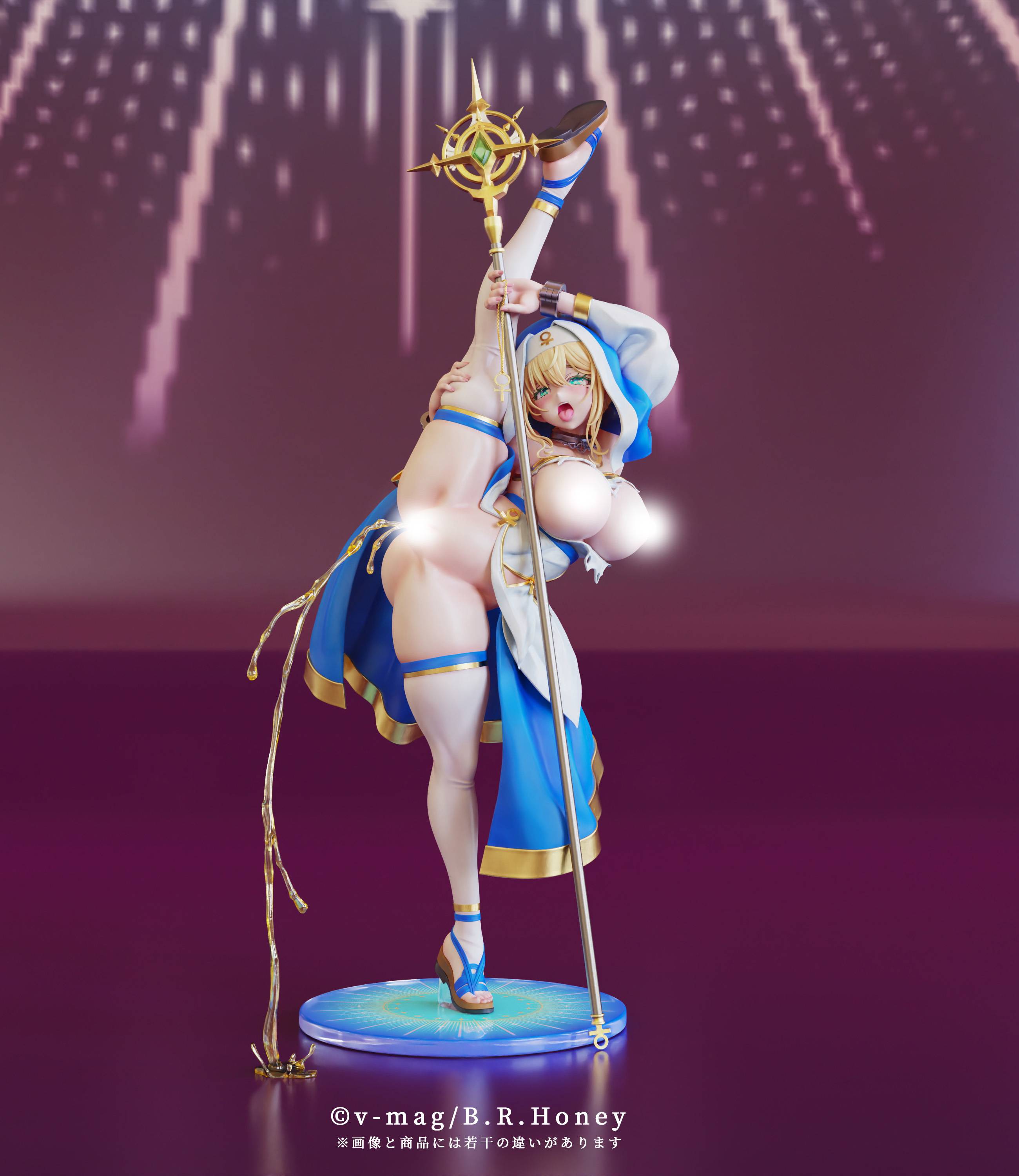 SPECIAL ORDER B.R. Honey - V-mag Illustration - Saint Charlotte: Exorcism Pose 1/6 [JP]