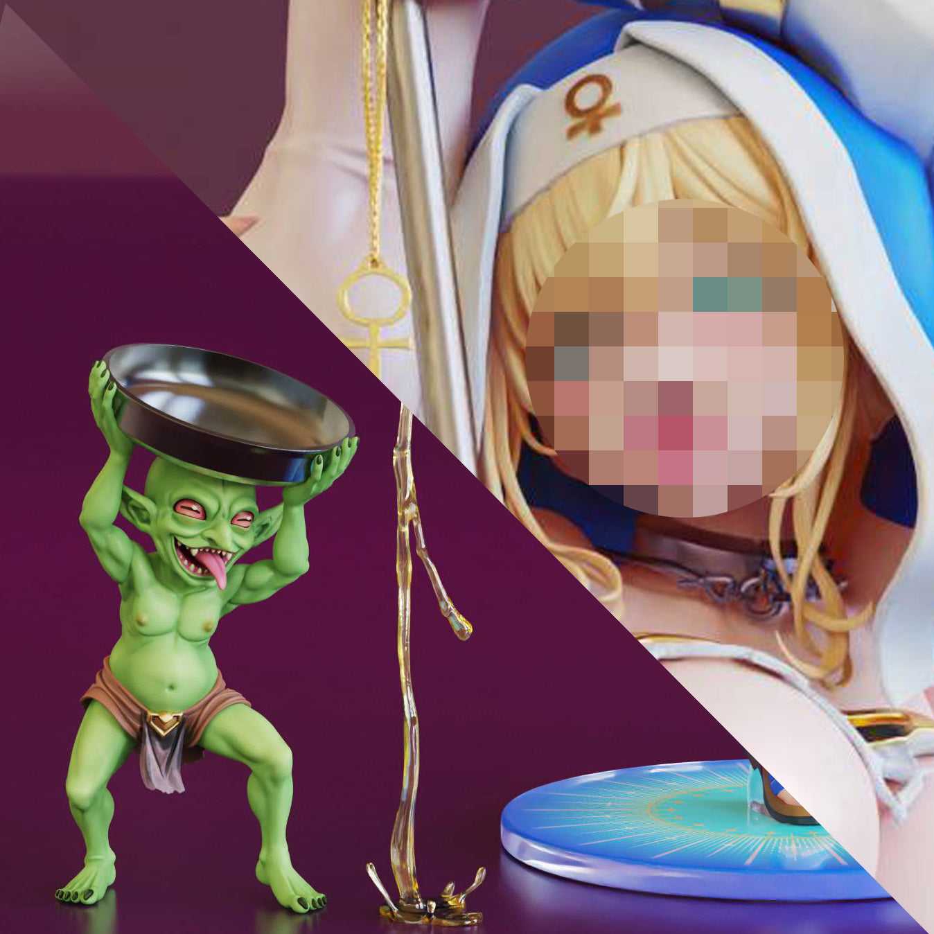SPECIAL ORDER B.R. Honey - V-mag Illustration - Saint Charlotte: Exorcism Pose DX 1/6 [JP]