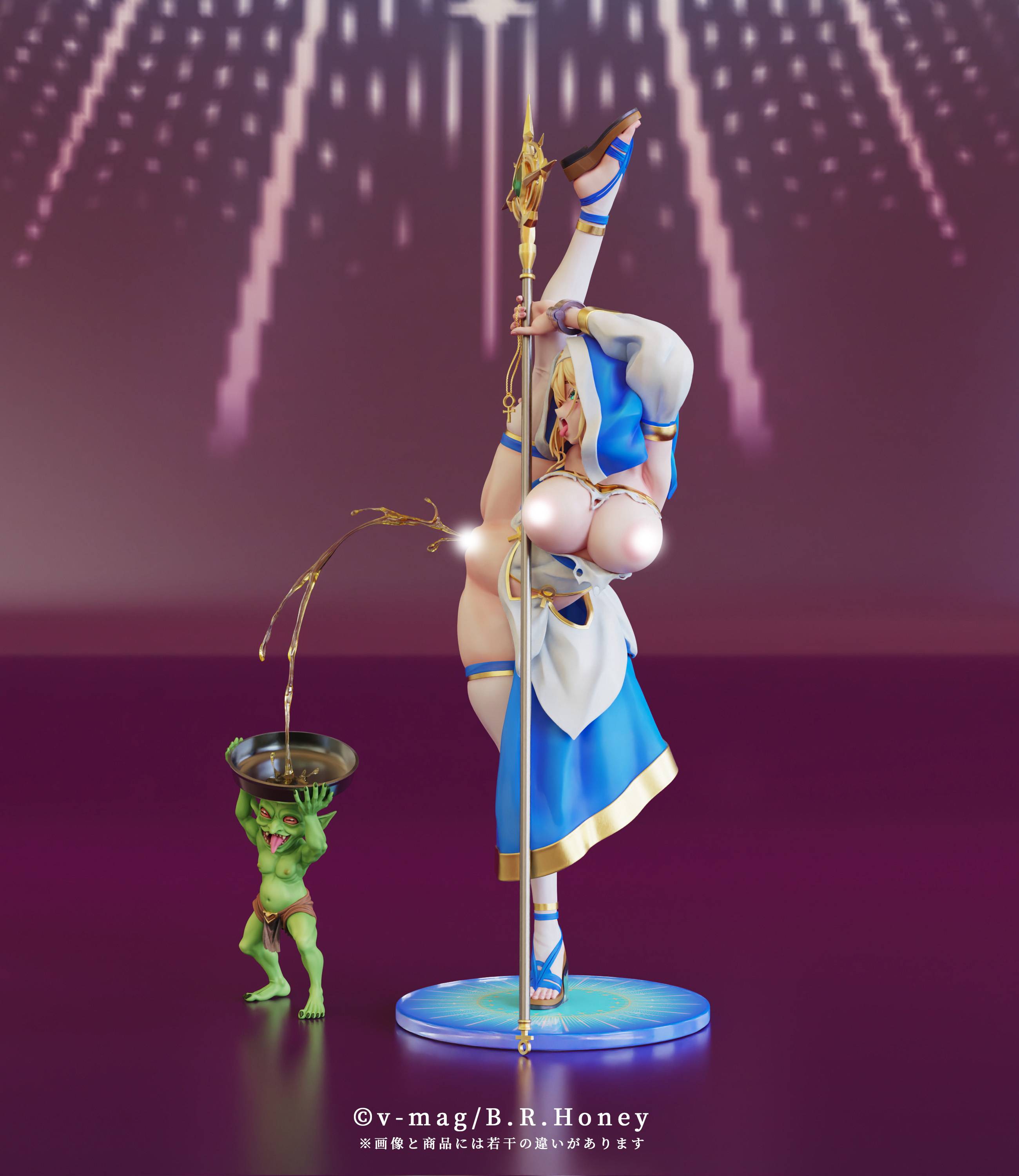 SPECIAL ORDER B.R. Honey - V-mag Illustration - Saint Charlotte: Exorcism Pose DX 1/6 [JP]