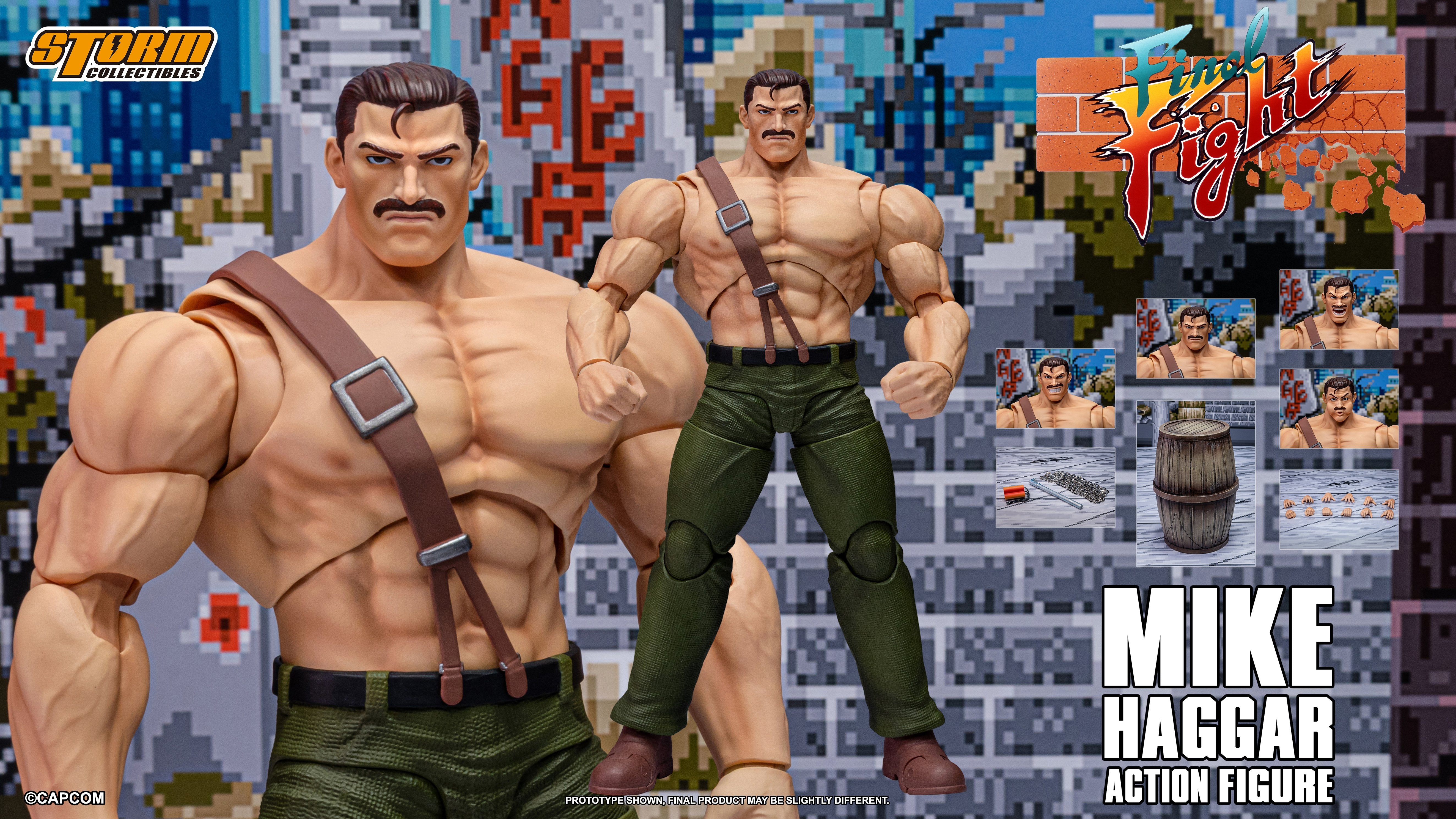 SPECIAL ORDER Storm Collectibles - Final Fight Action Figure - Mike Haggar [JP]