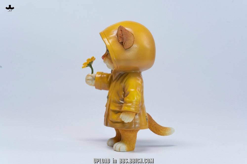 PRE-ORDER JXK Studio - Animal Statue Series - Kitty in the Rain A