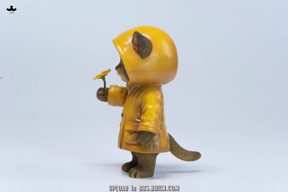 PRE-ORDER JXK Studio - Animal Statue Series - Kitty in the Rain B
