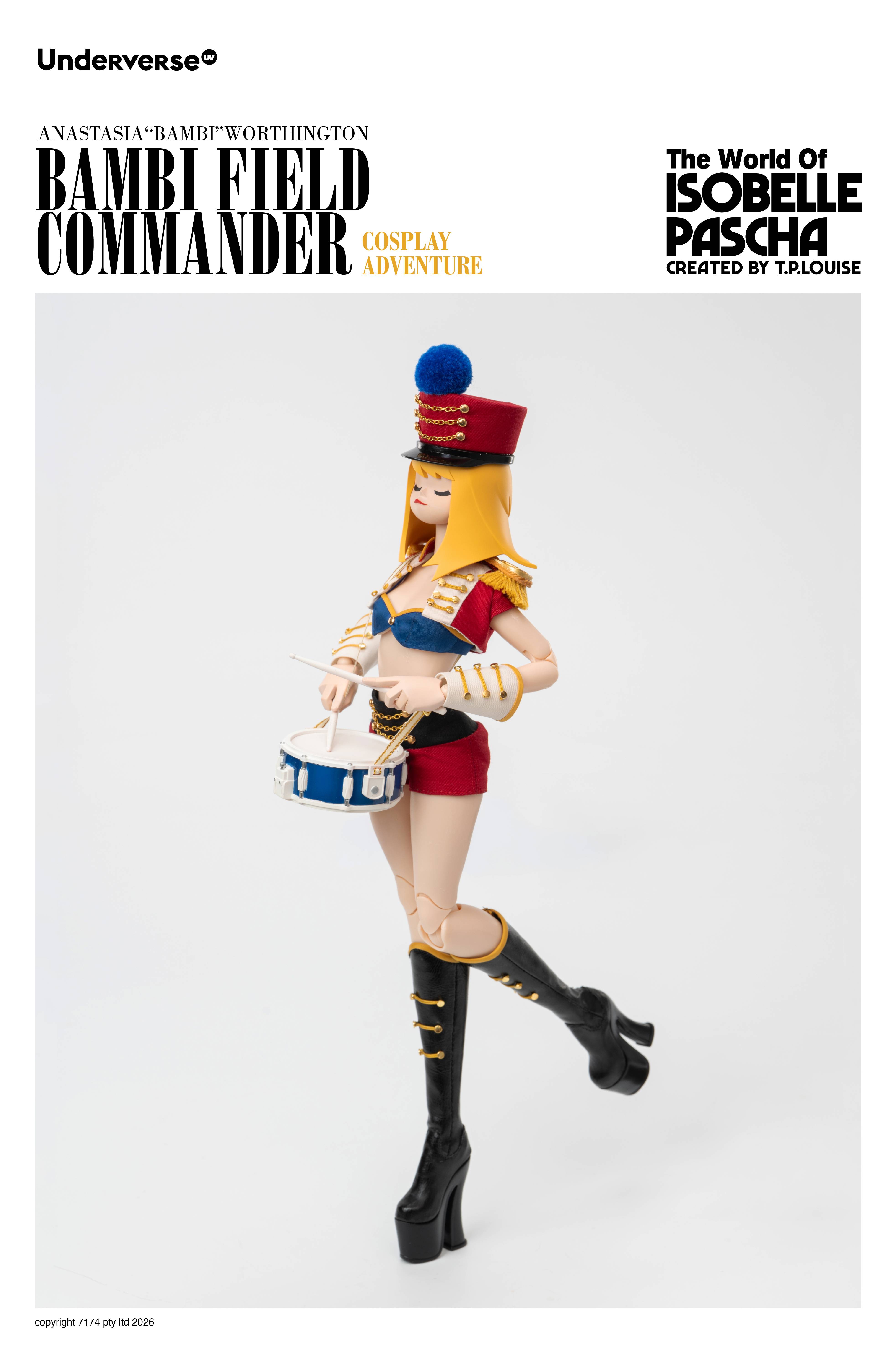 SPECIAL ORDER Underverse - Cosplay Adventure Series - The World of Isobelle Pascha - Anastasia Worthington: Bambi Field Commander 1/6 [JP]