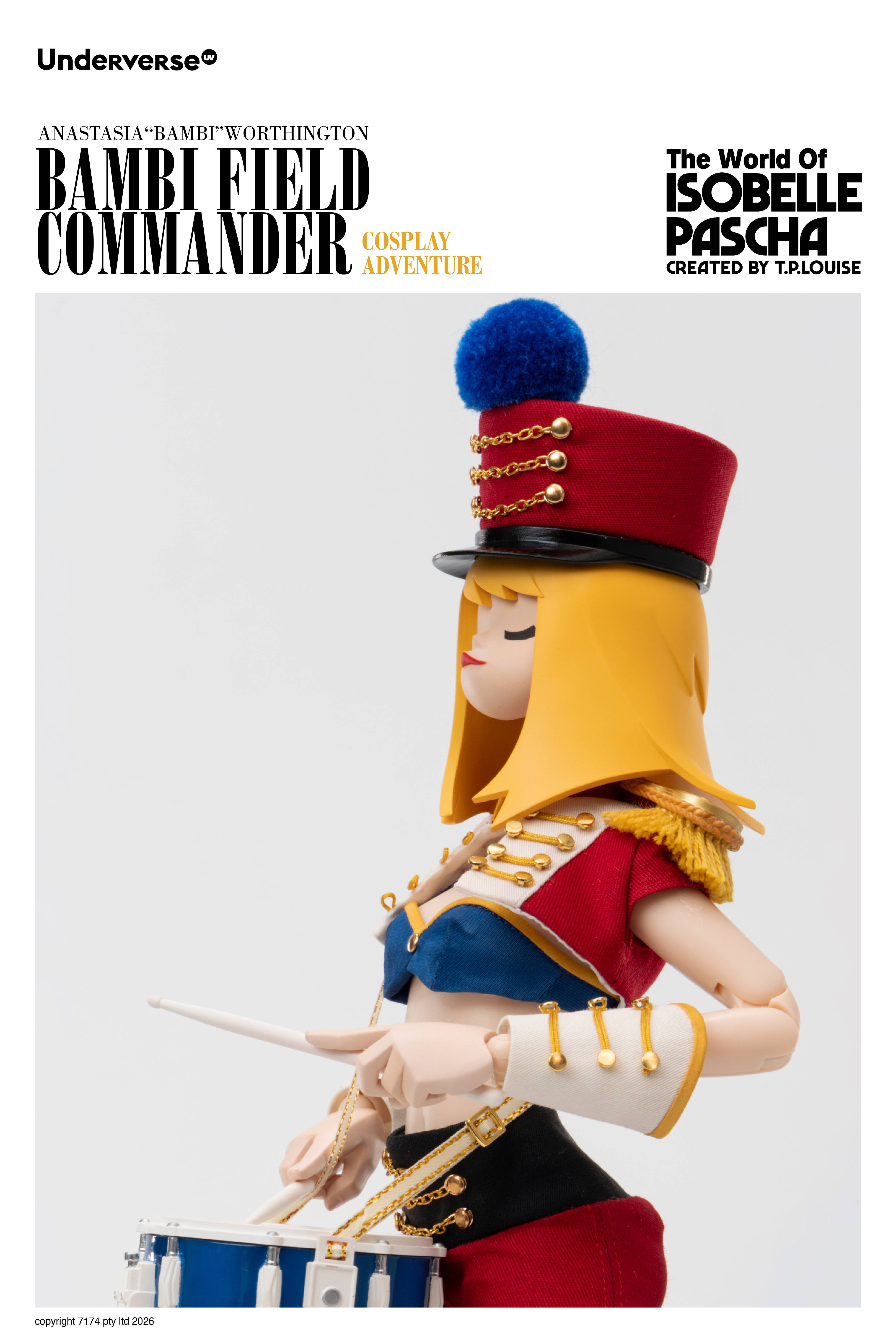 SPECIAL ORDER Underverse - Cosplay Adventure Series - The World of Isobelle Pascha - Anastasia Worthington: Bambi Field Commander 1/6 [JP]