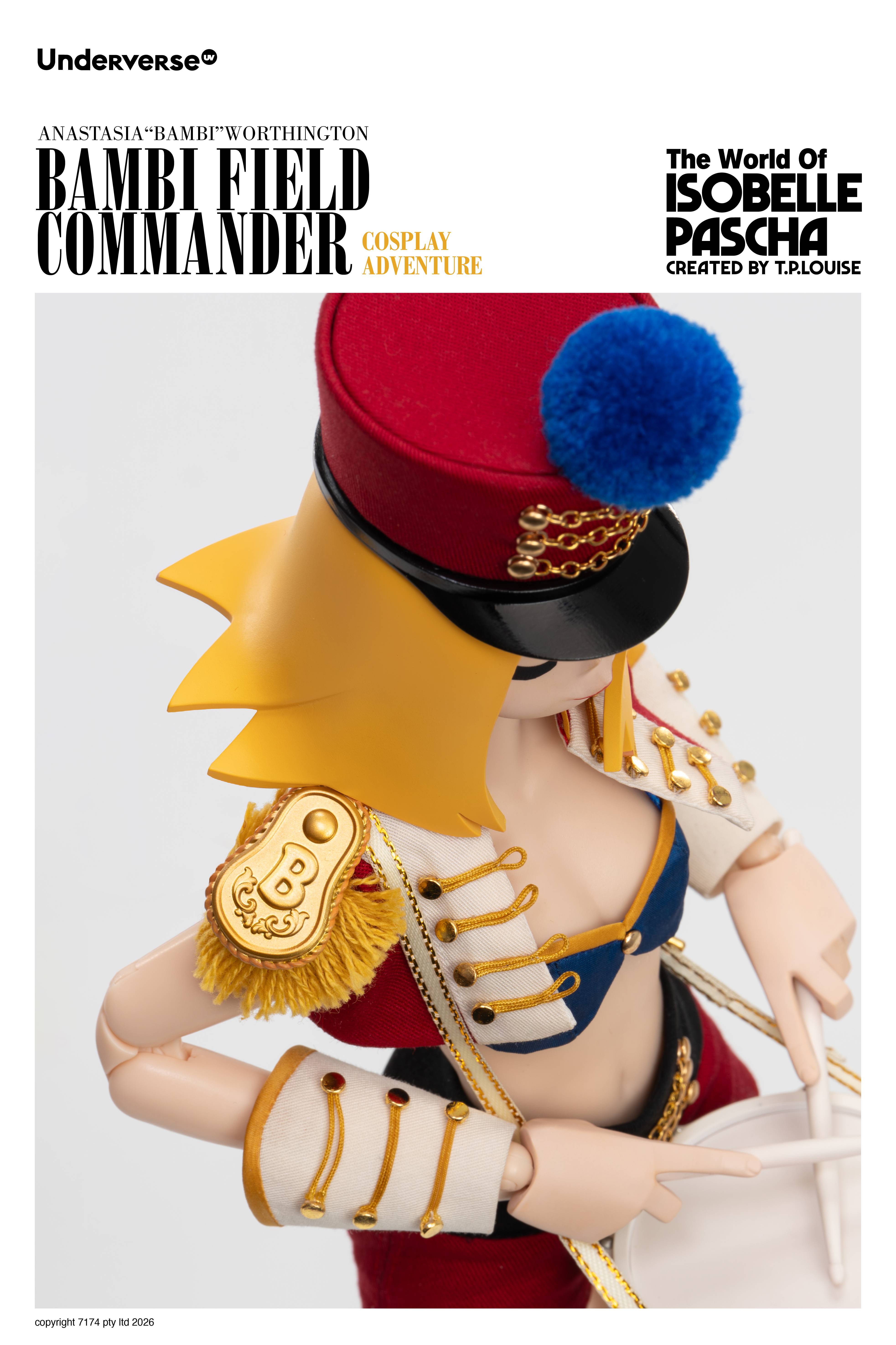 SPECIAL ORDER Underverse - Cosplay Adventure Series - The World of Isobelle Pascha - Anastasia Worthington: Bambi Field Commander 1/6 [JP]