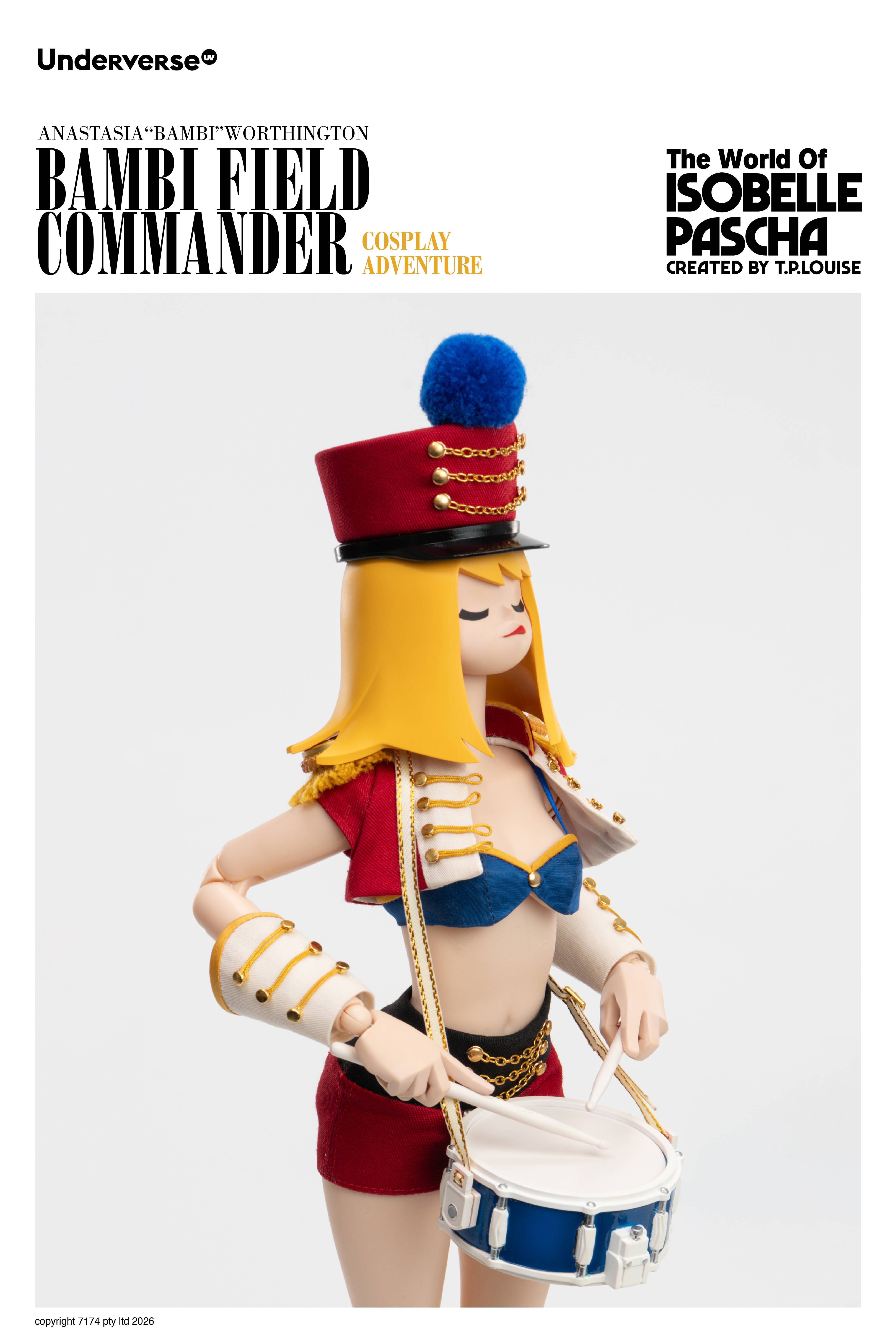 SPECIAL ORDER Underverse - Cosplay Adventure Series - The World of Isobelle Pascha - Anastasia Worthington: Bambi Field Commander 1/6 [JP]